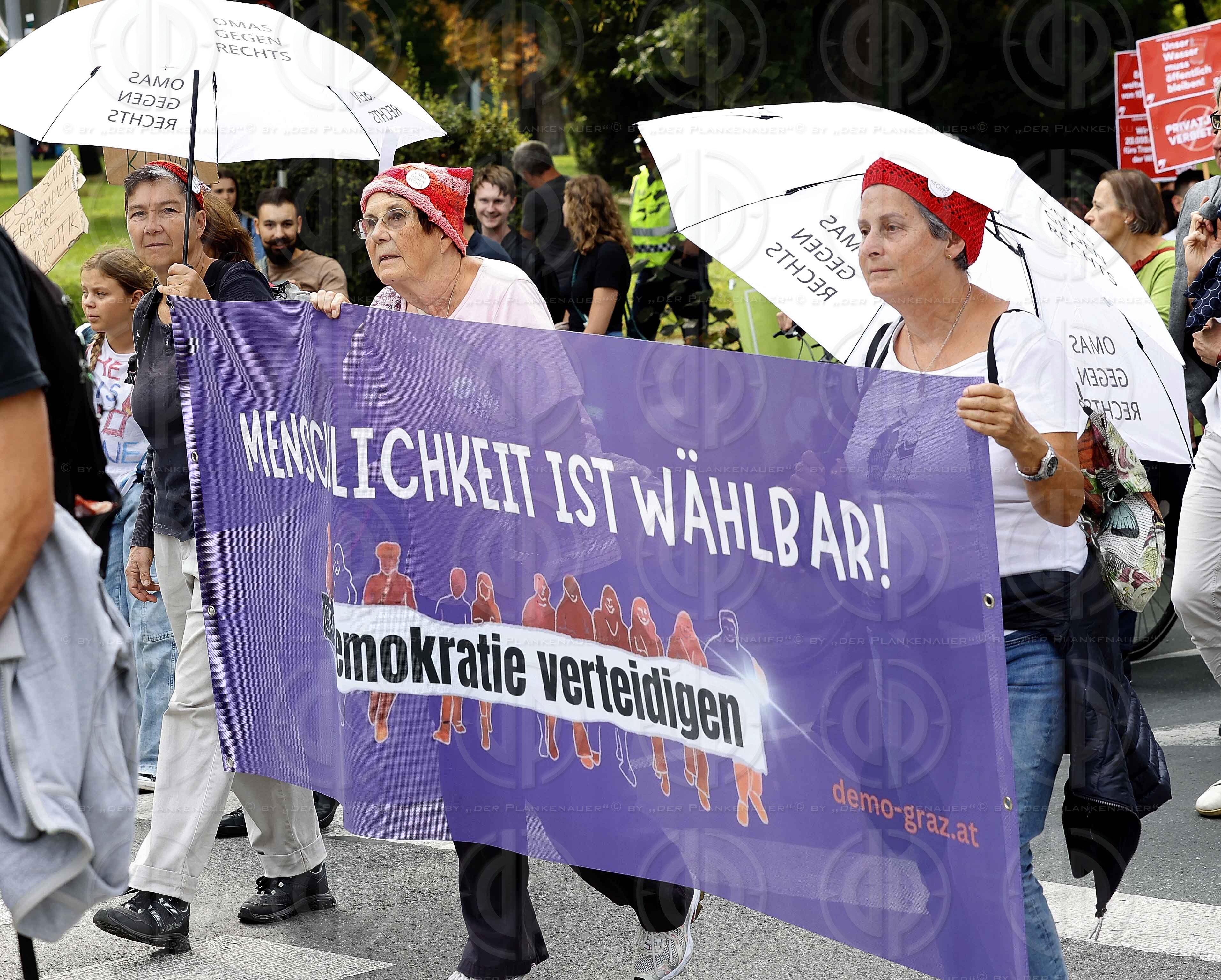 Klima-Demo der letzten Generation in Graz am 20.09..2024