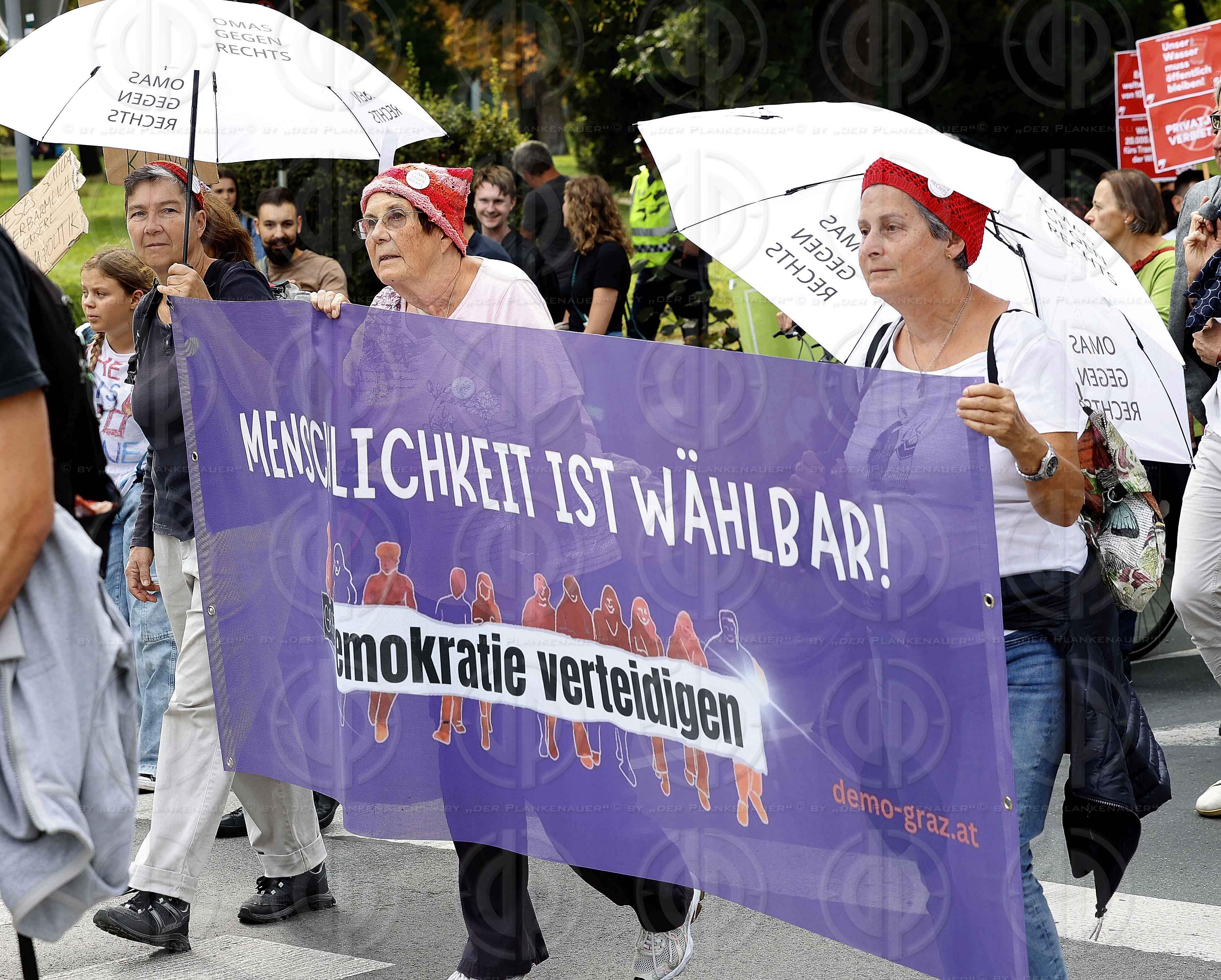 Klima-Demo der letzten Generation in Graz am 20.09..2024