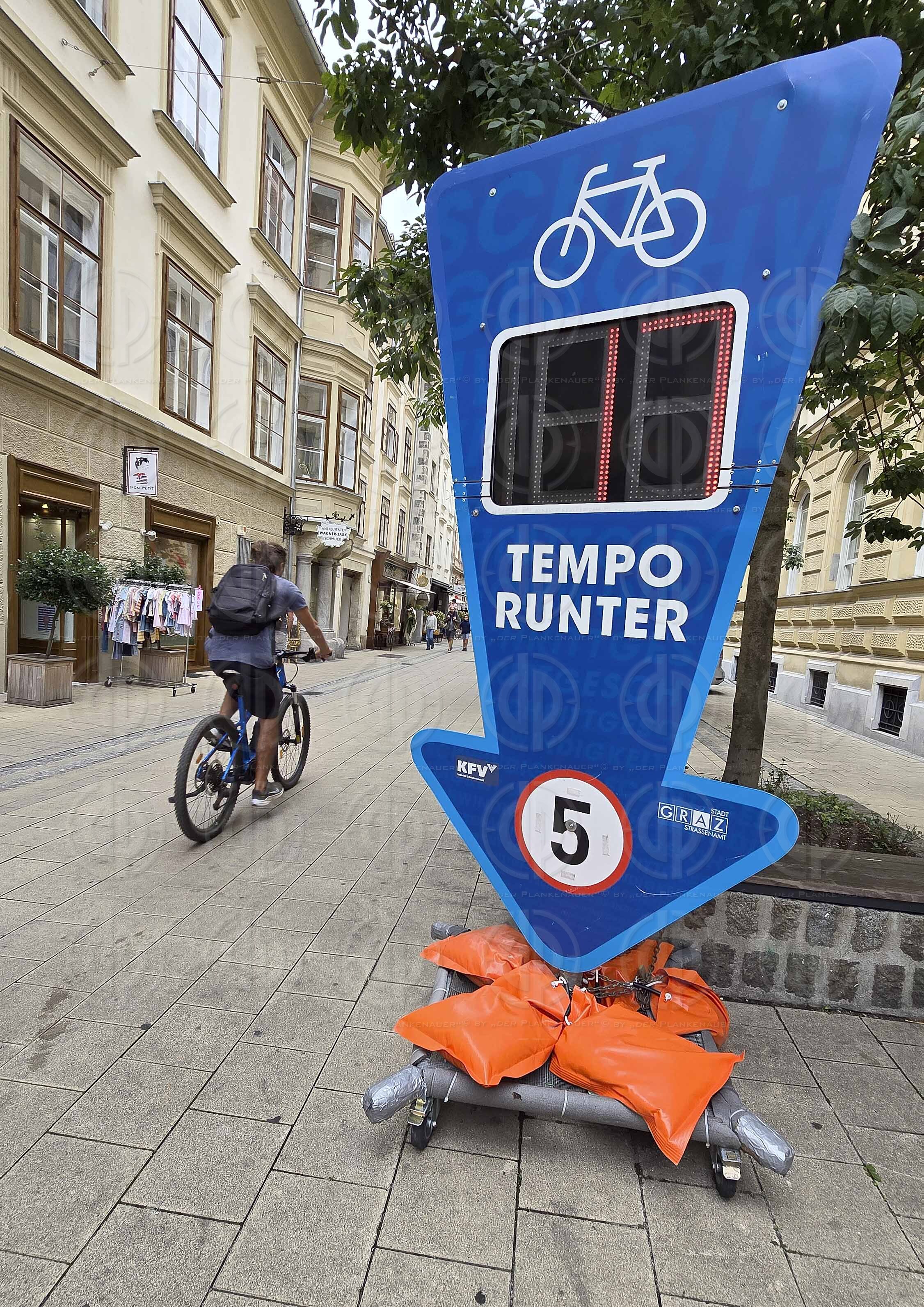 Grazer Rad-Verkehr am 23.08.2025