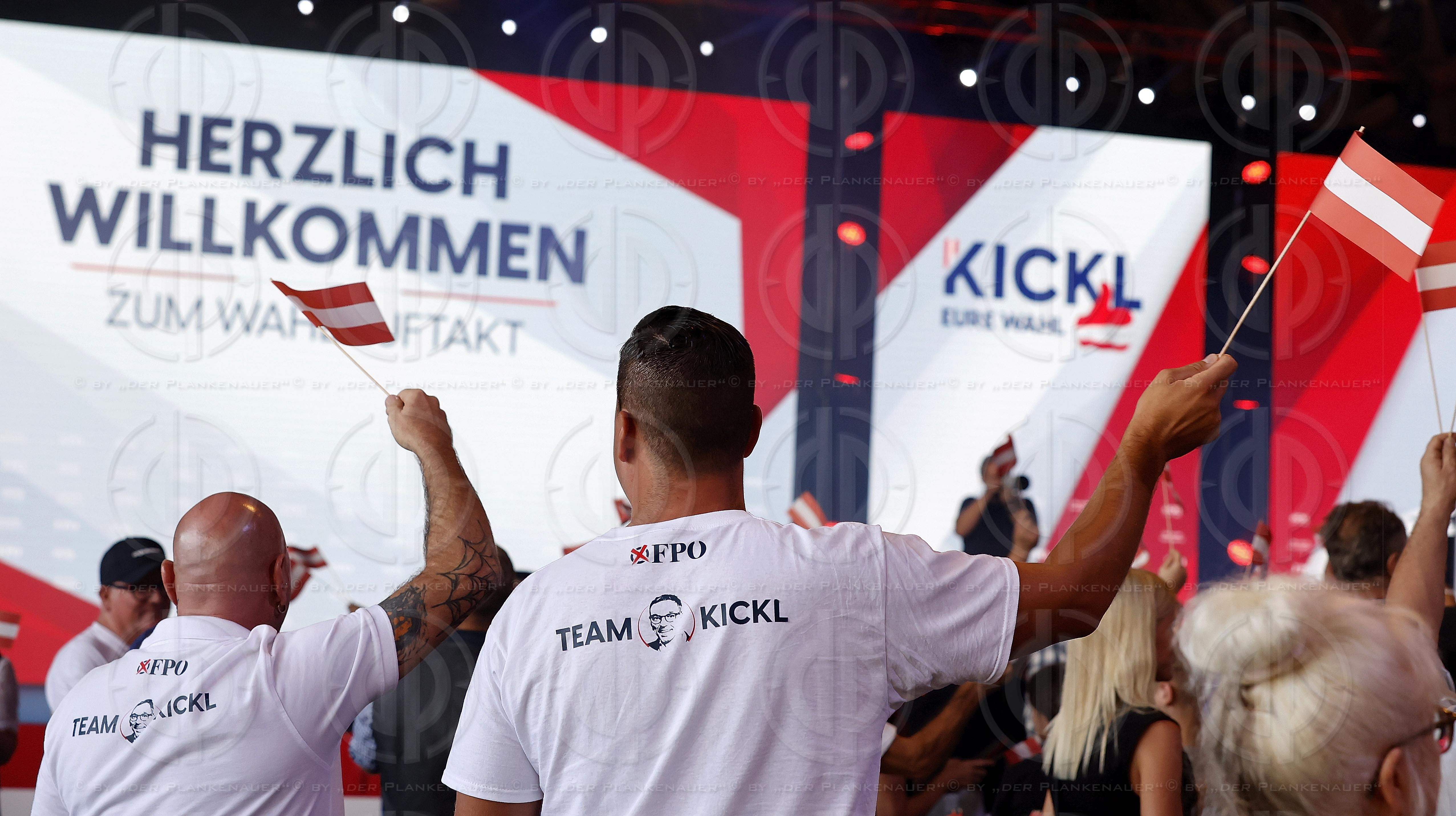 NR-Wahl24 - Wahlkampfauftakt der FPÖ am 07.09.2024