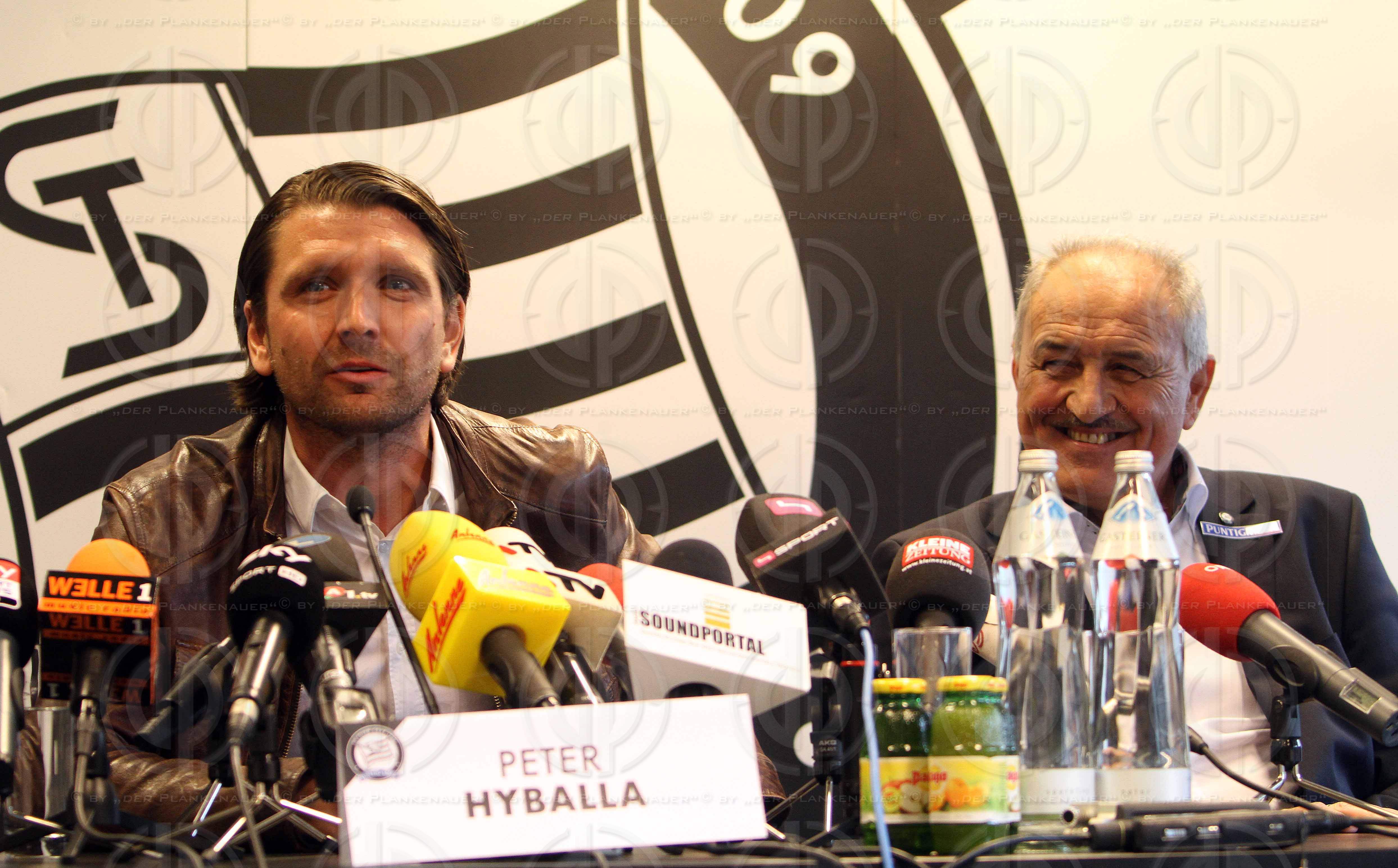 SK Sturm Pressekonferenz neuer Trainer