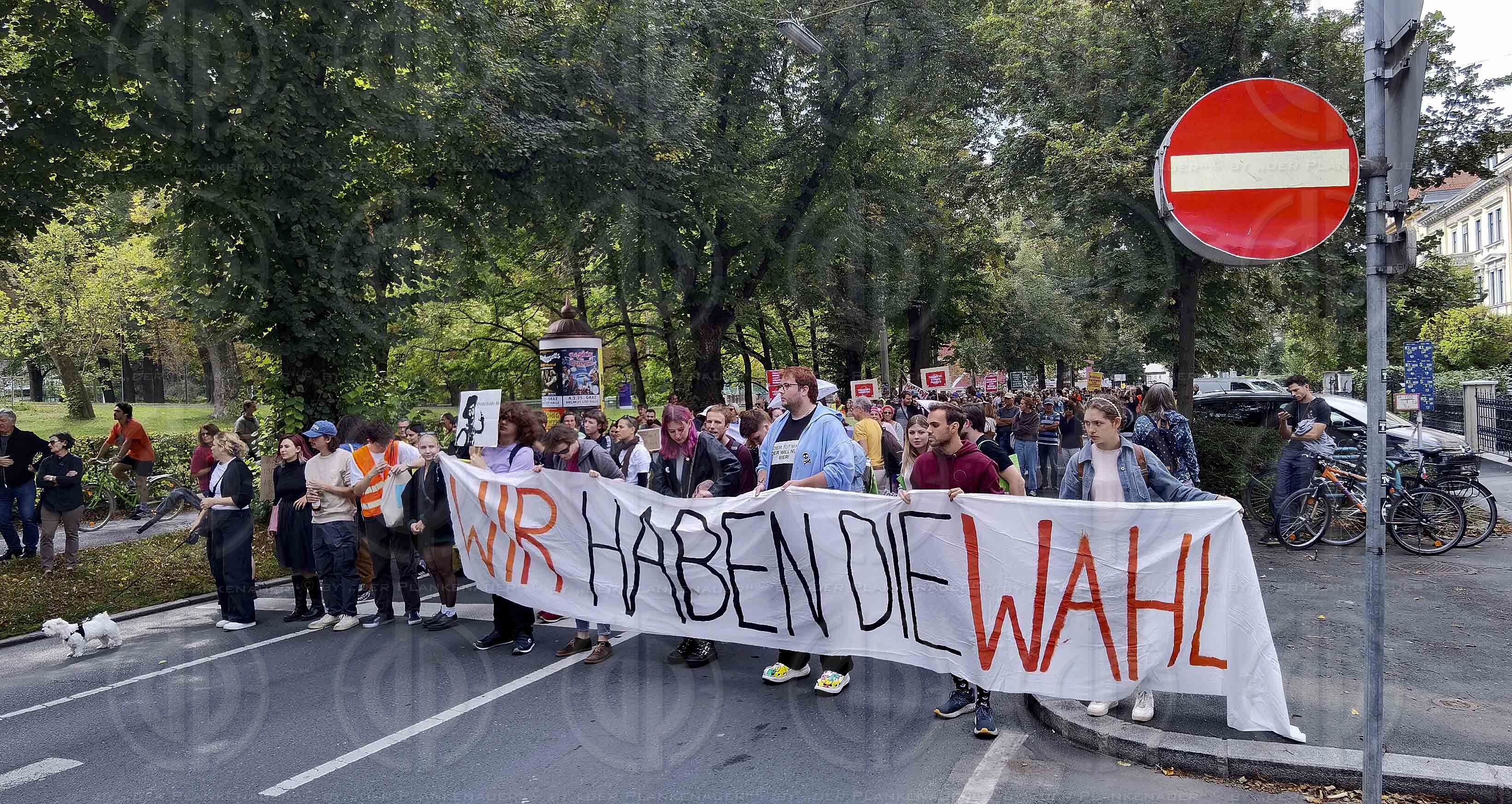 Klima-Demo der letzten Generation in Graz am 20.09..2024