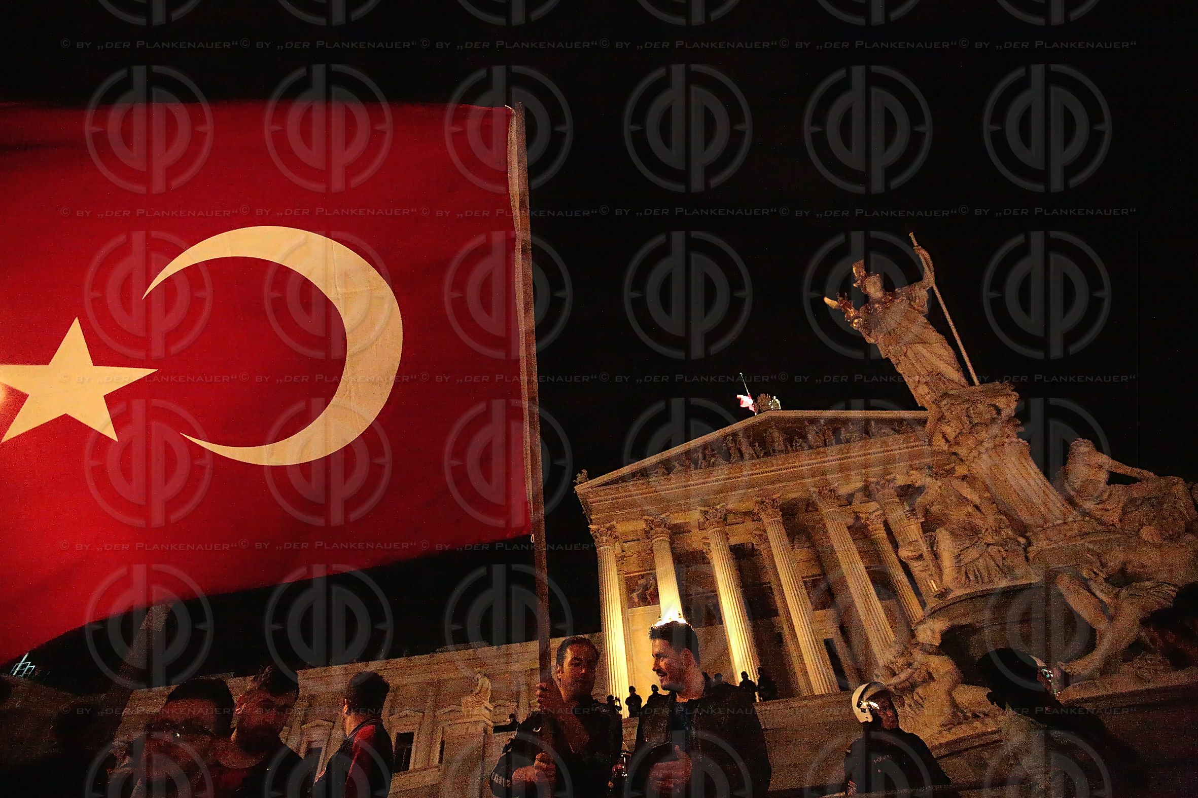 Militaerputsch Tuerkei - Demo in Wien