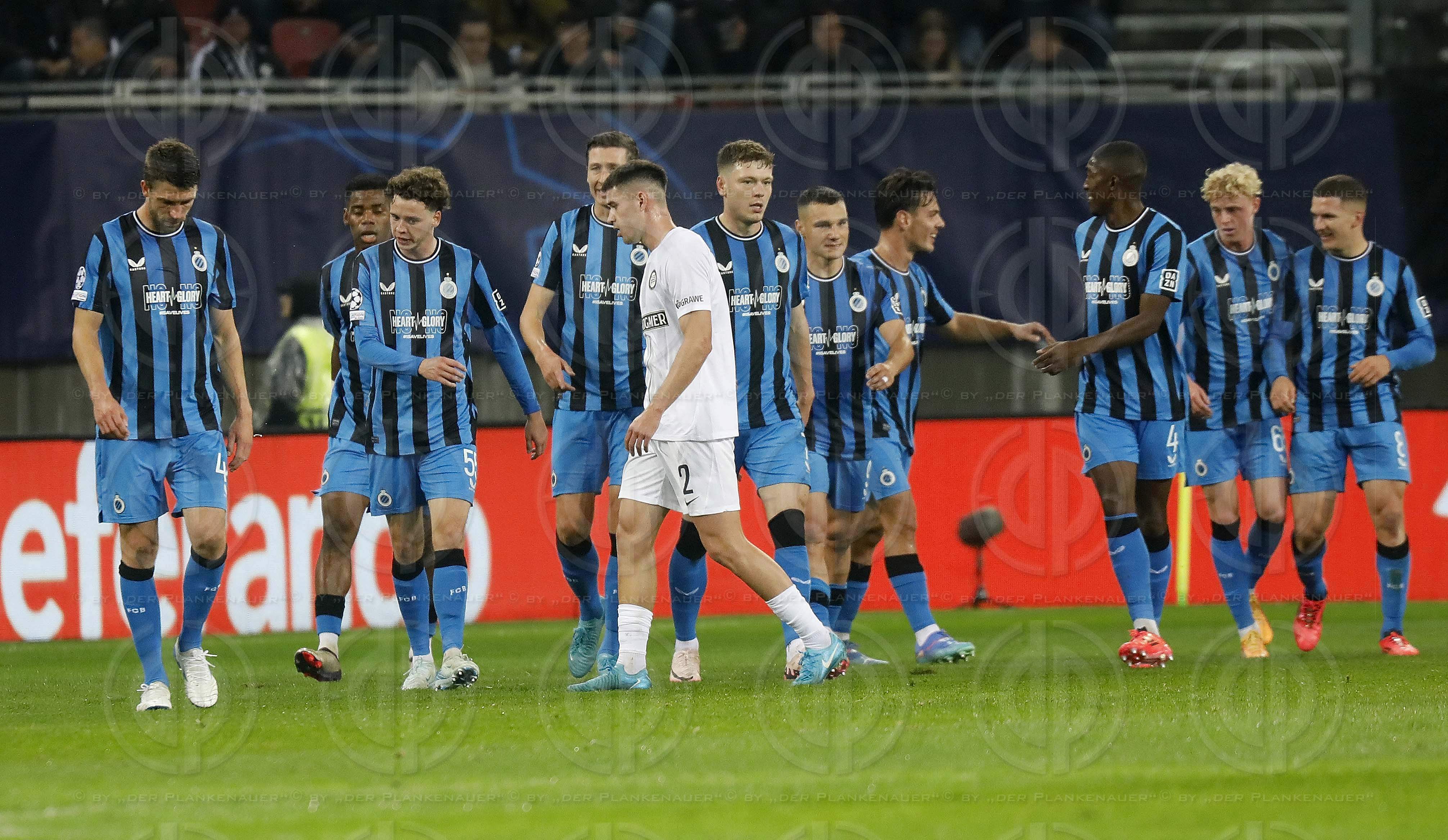 UEFA Champions League SK Sturm vs. FC Brügge (0:1) in Klagenfu