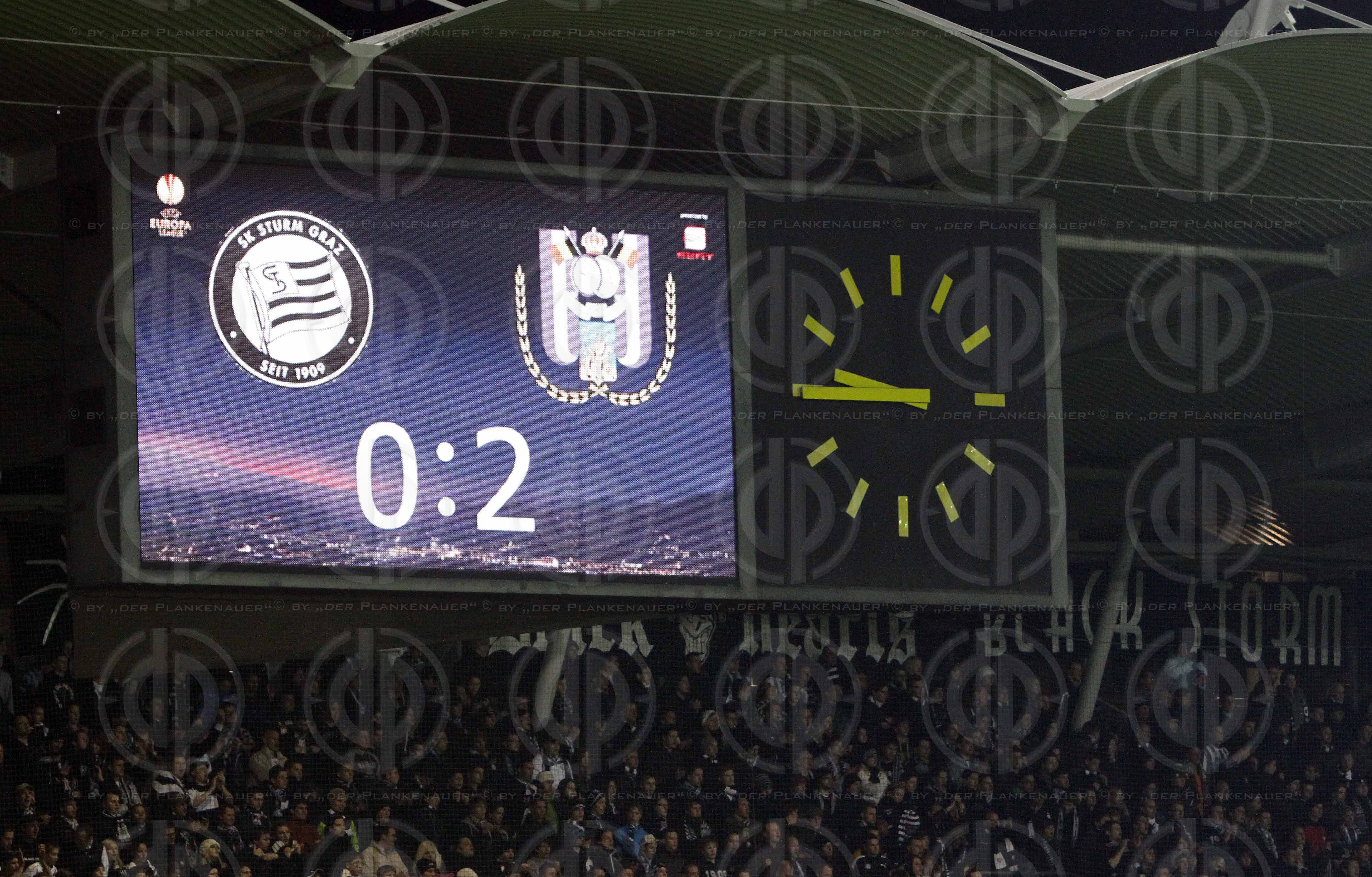 Euro League SK Sturm vs. RSC Anderlecht (0:2)