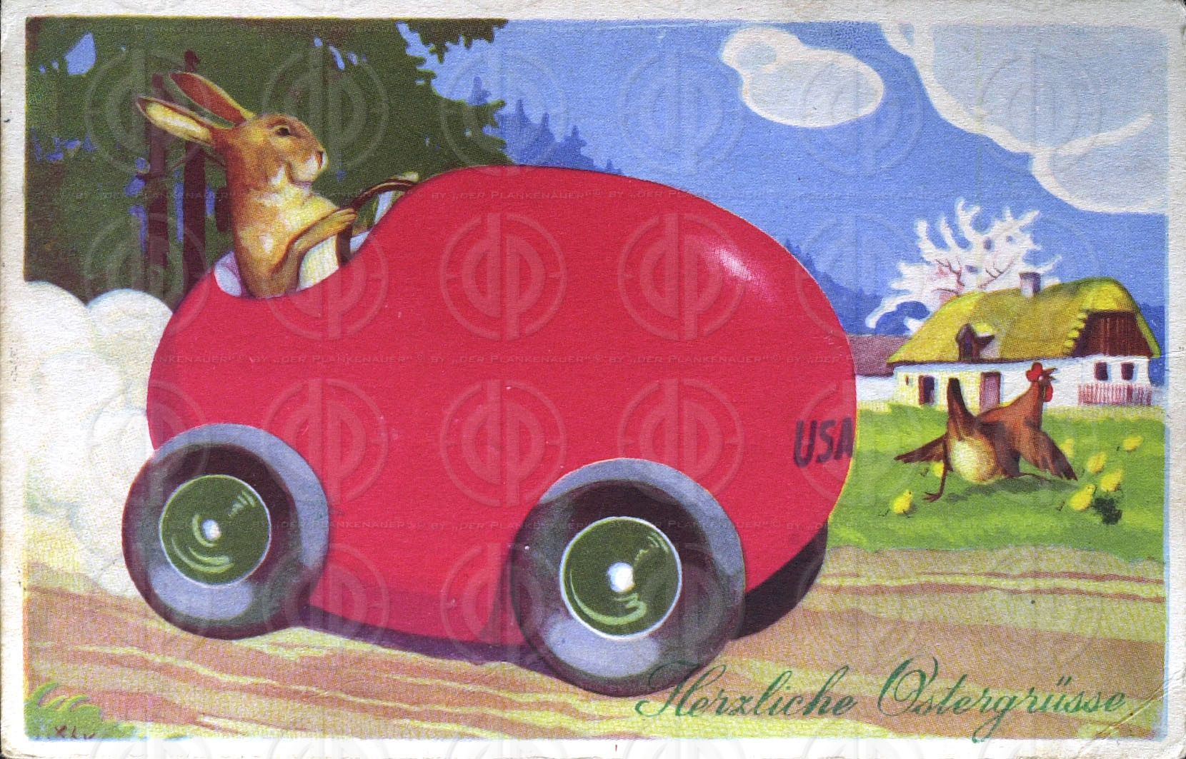 Ostermotiv Osterhase