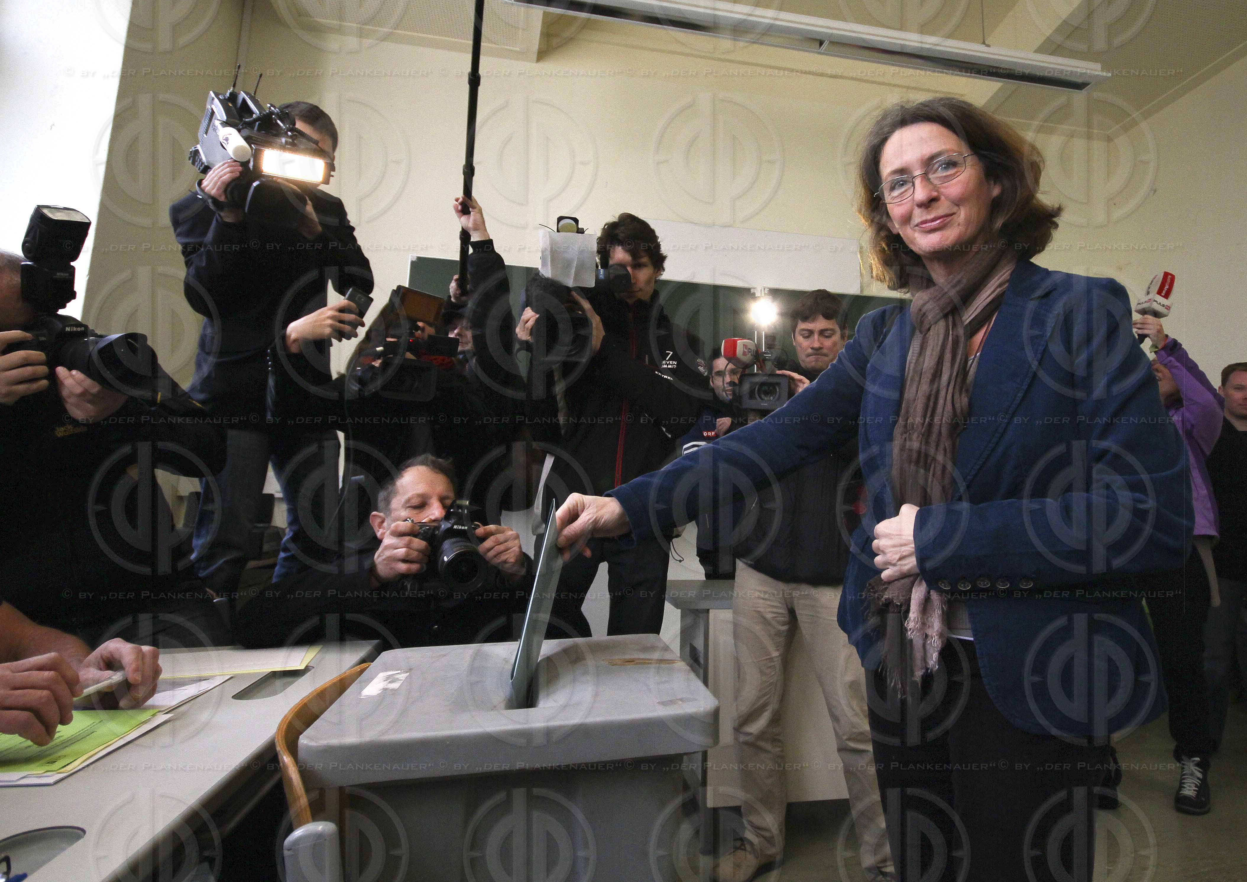 GR Wahl Graz 2012 - Stimmabgabe der Spitzenkandidaten