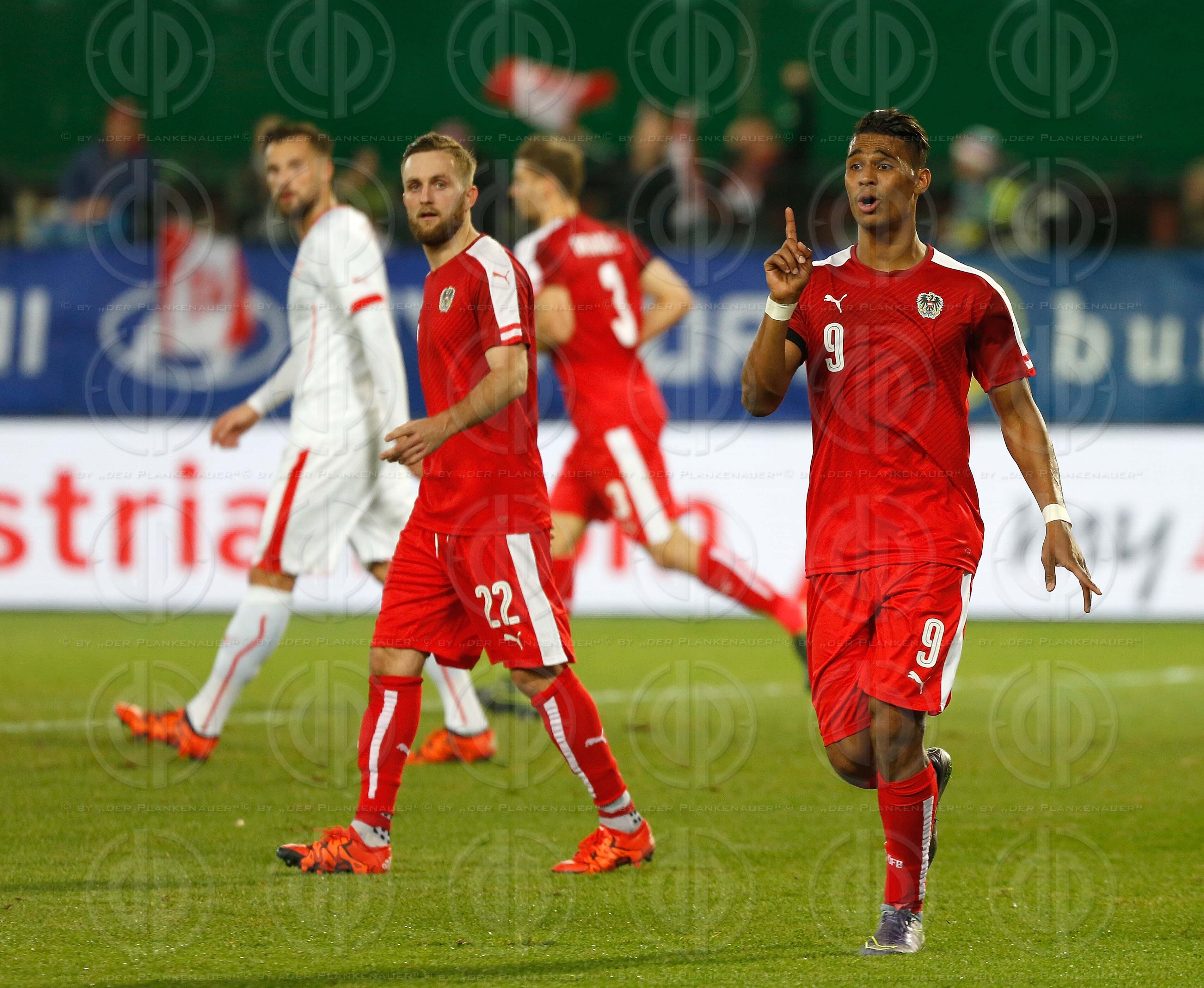 Laenderspiel Oesterreich vs. Schweiz (1:2)