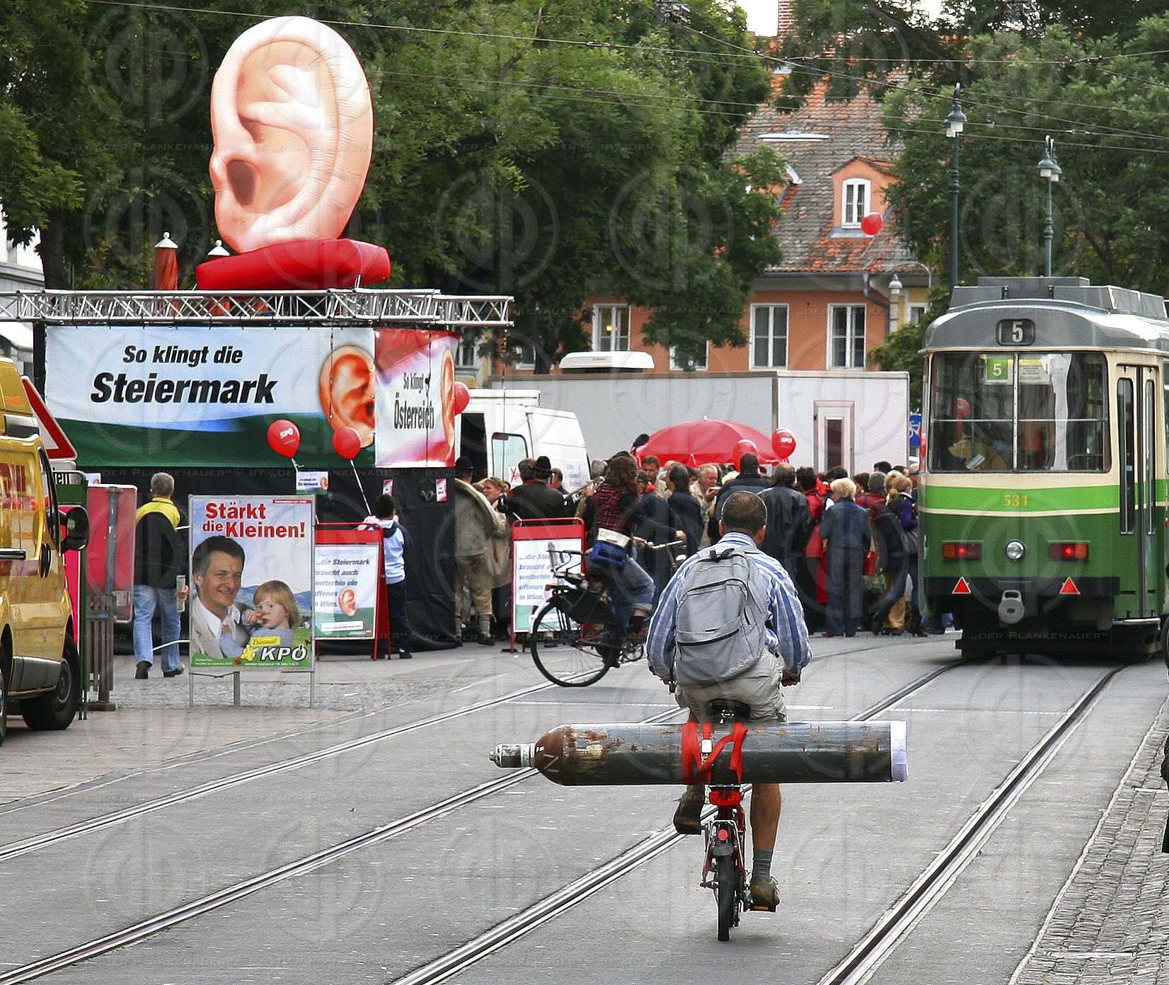 Wahlhelfer unterwegs