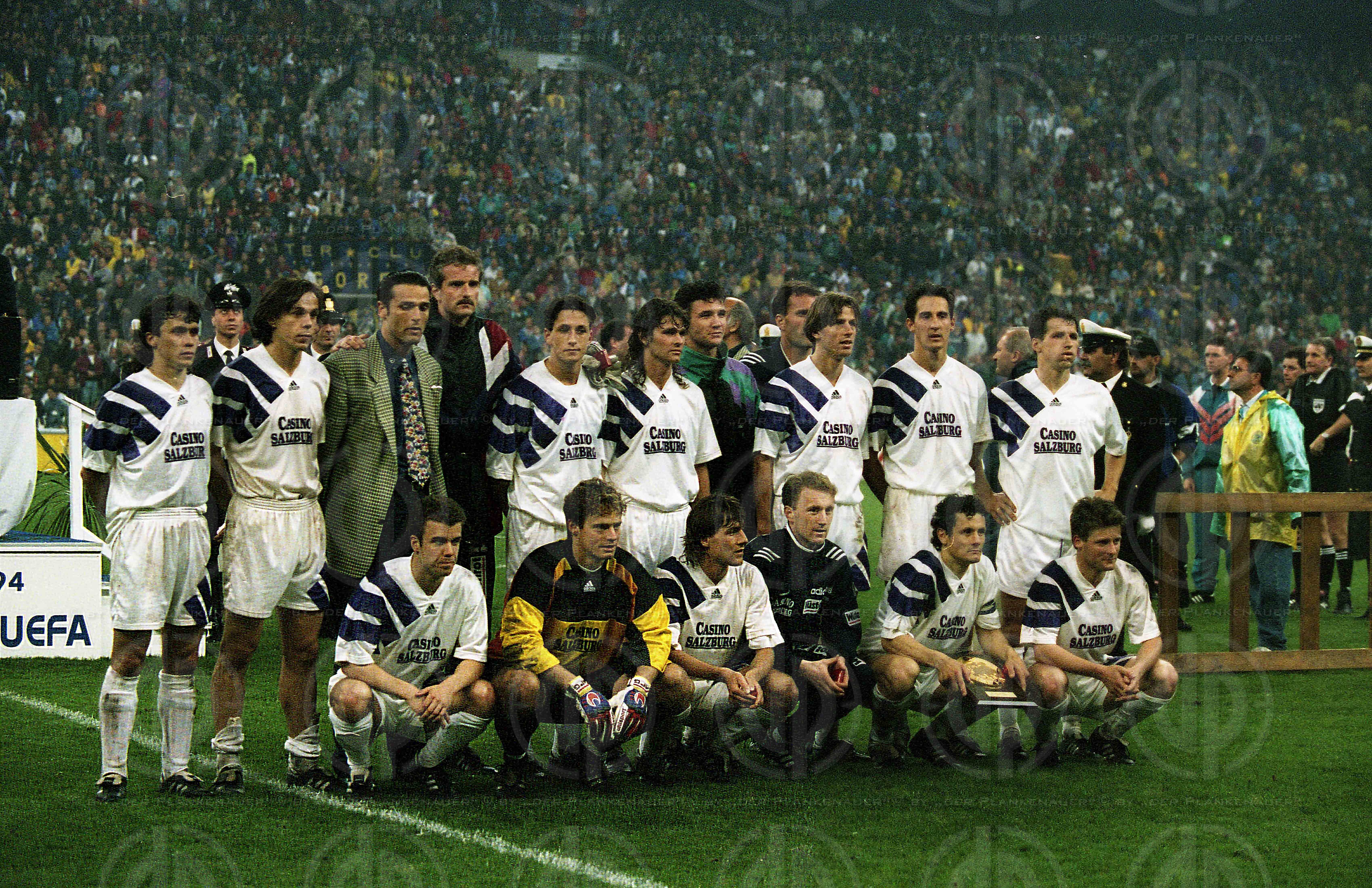 Uefa-Cup Finale Inter Mailand vs. Casino Austria Salzburg (0:1)