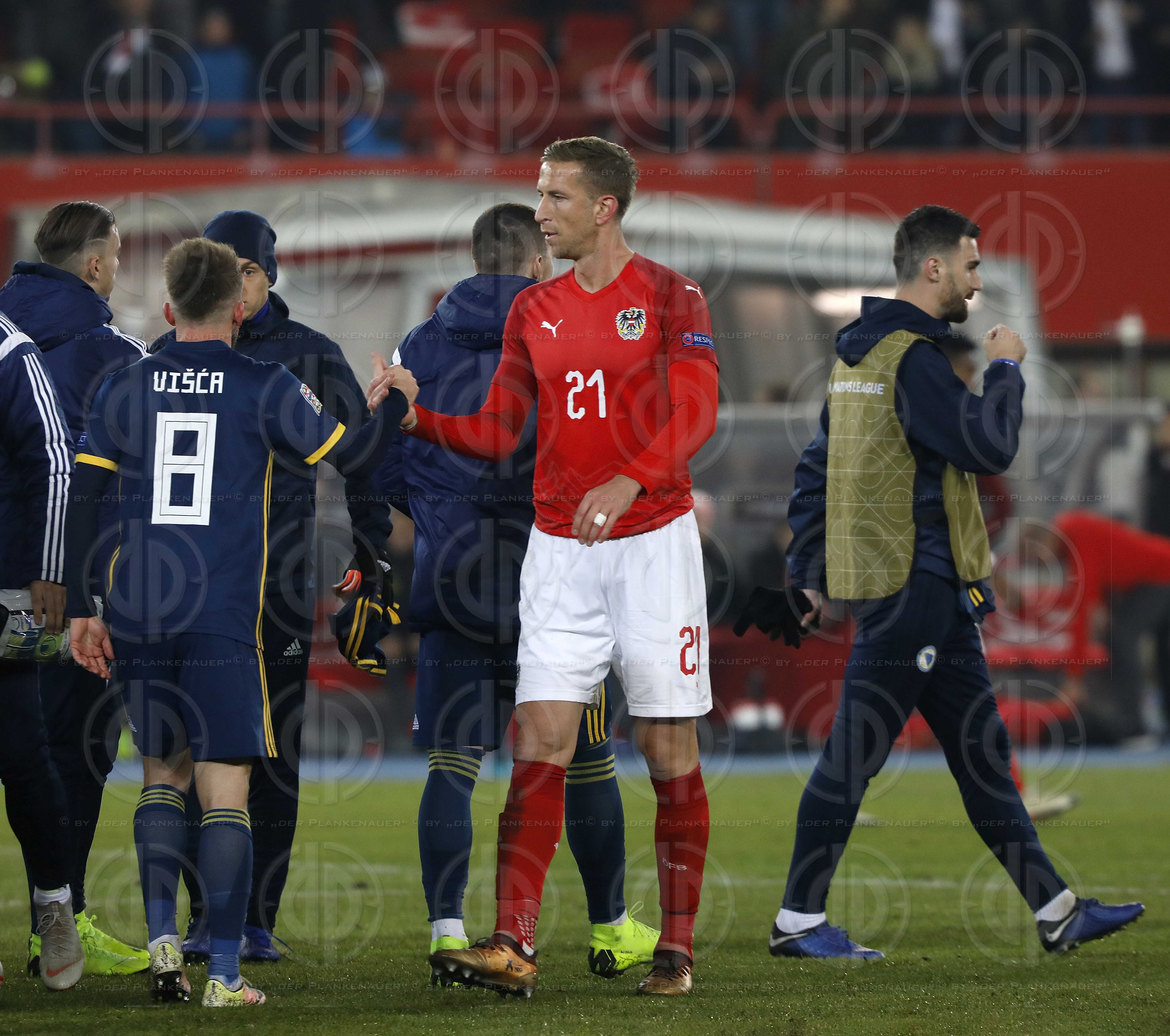 Laenderspiel UNL Oesterreich vs. Bosnien/Herzegowina (0:0)