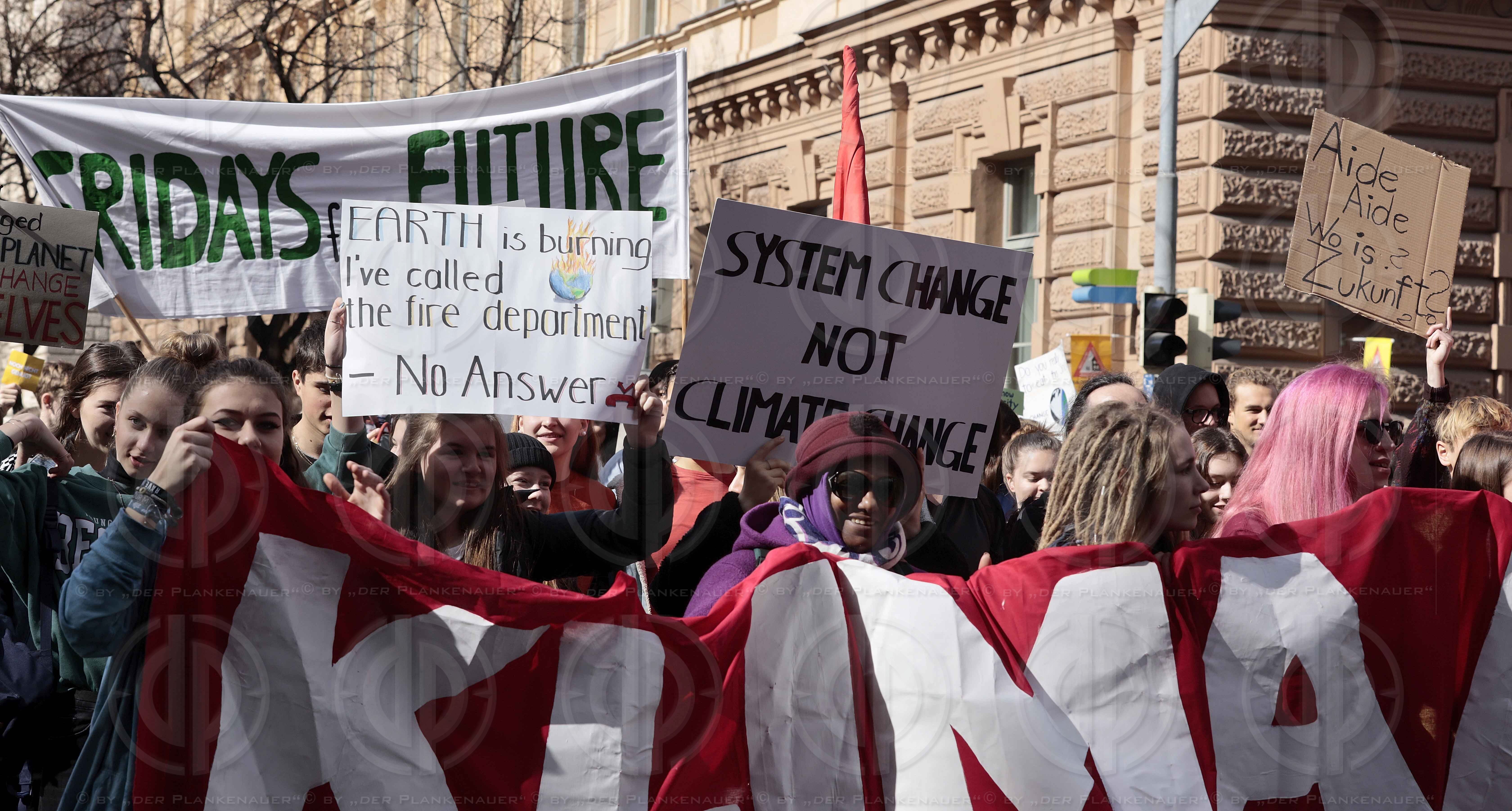 Protestdemo fürs Klima - Graz
