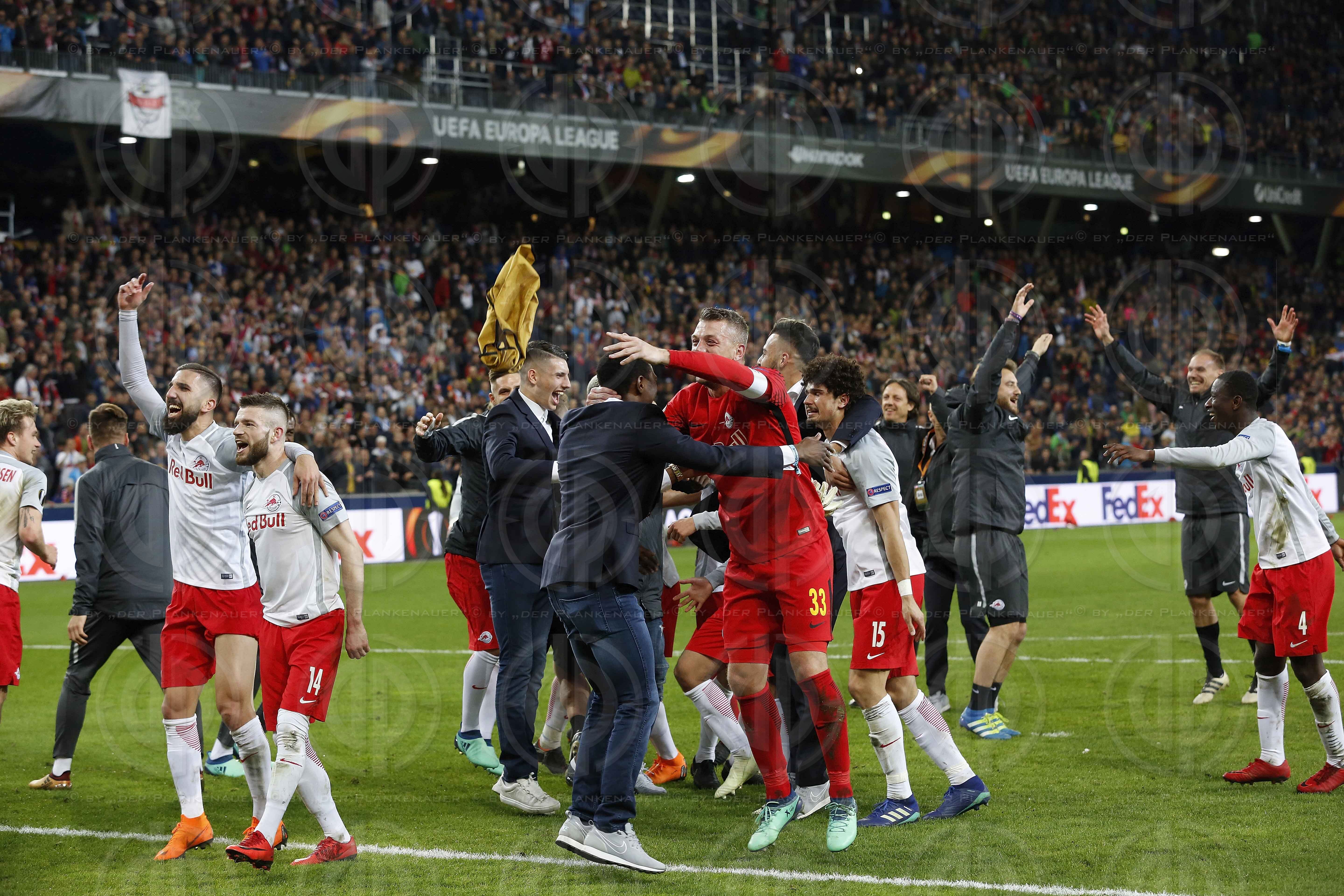 EL FC Salzburg vs. Lazio Rom (4:1)