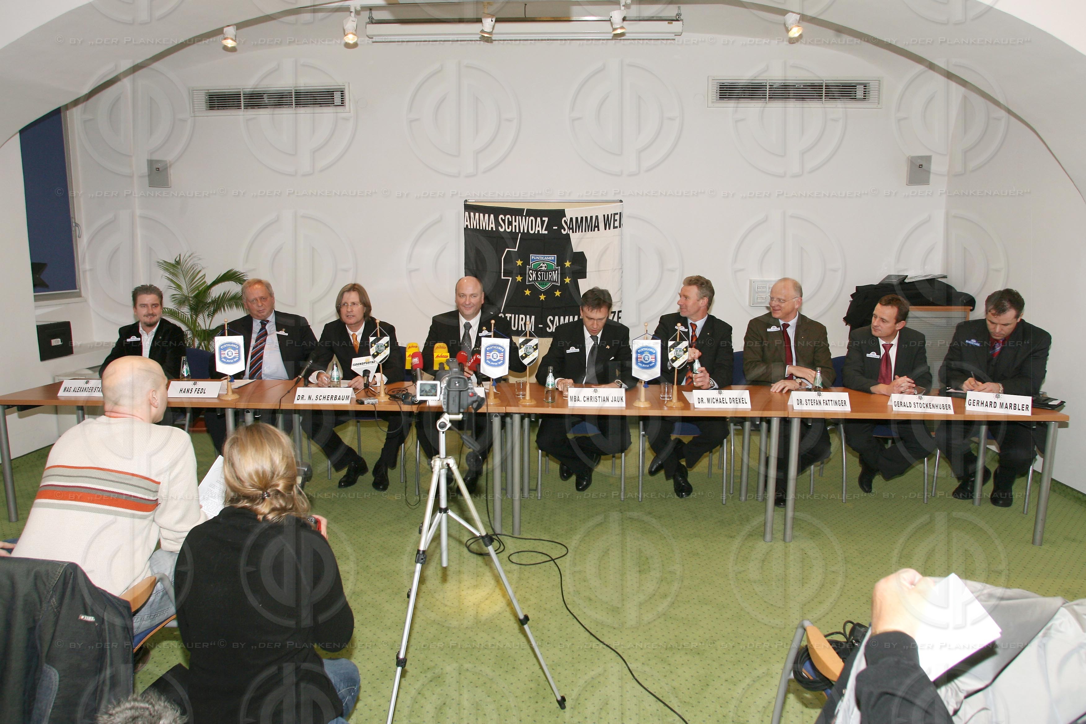 PK nach Ausgleichstagsatzung SK Sturm