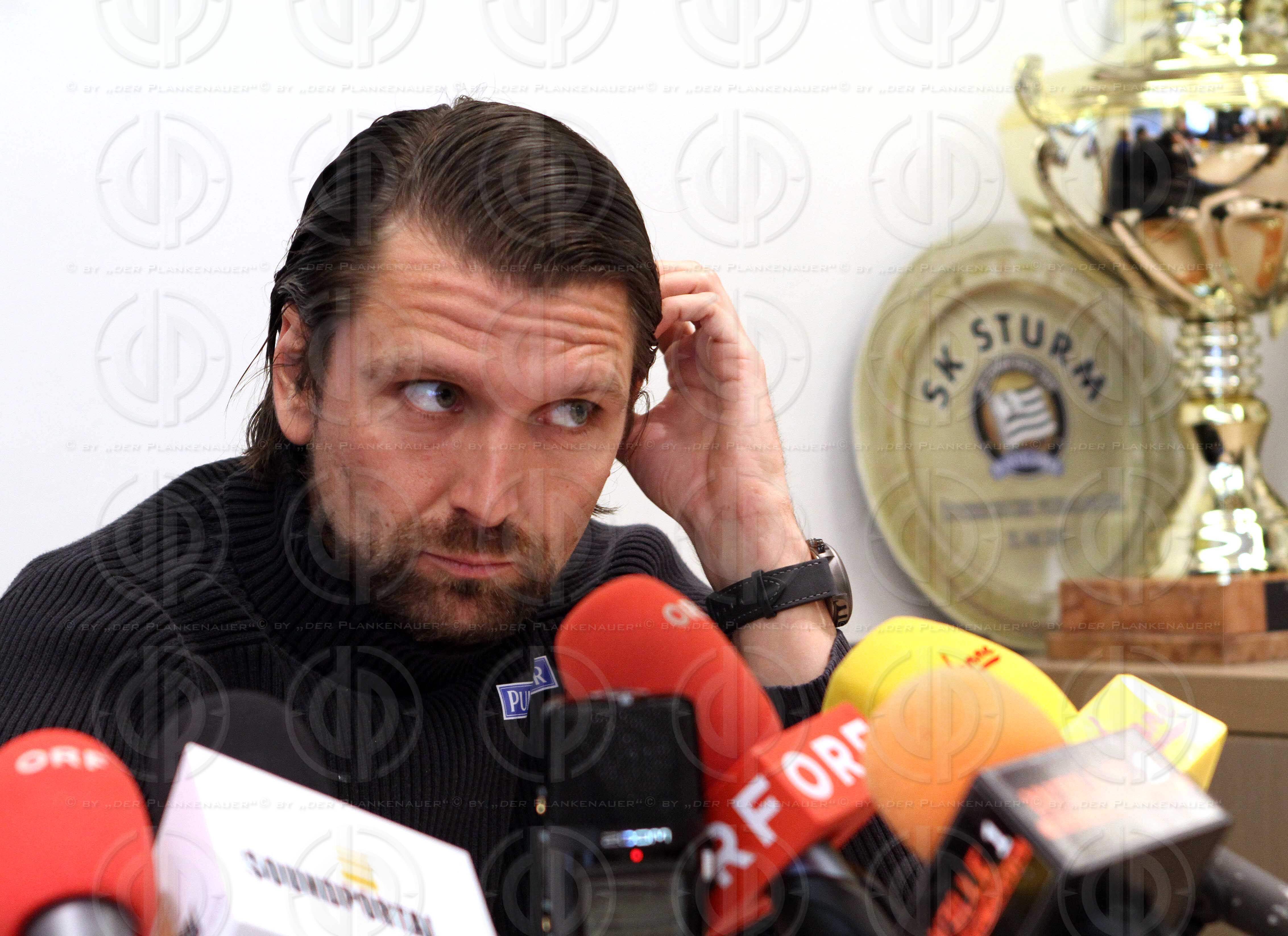 SK Sturm Pressekonferenz