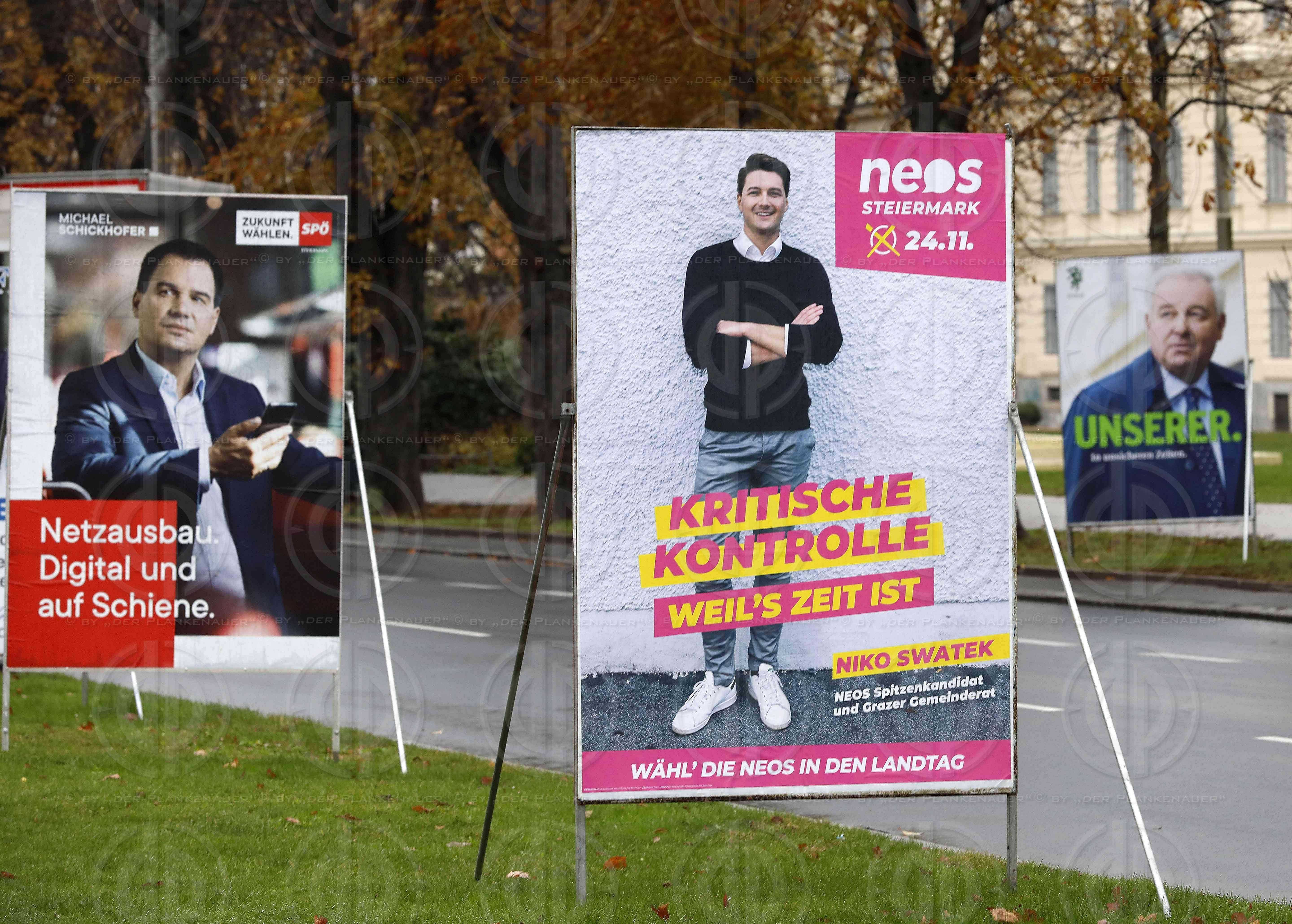 LTWahl19 Steiermark - Wahlplakate