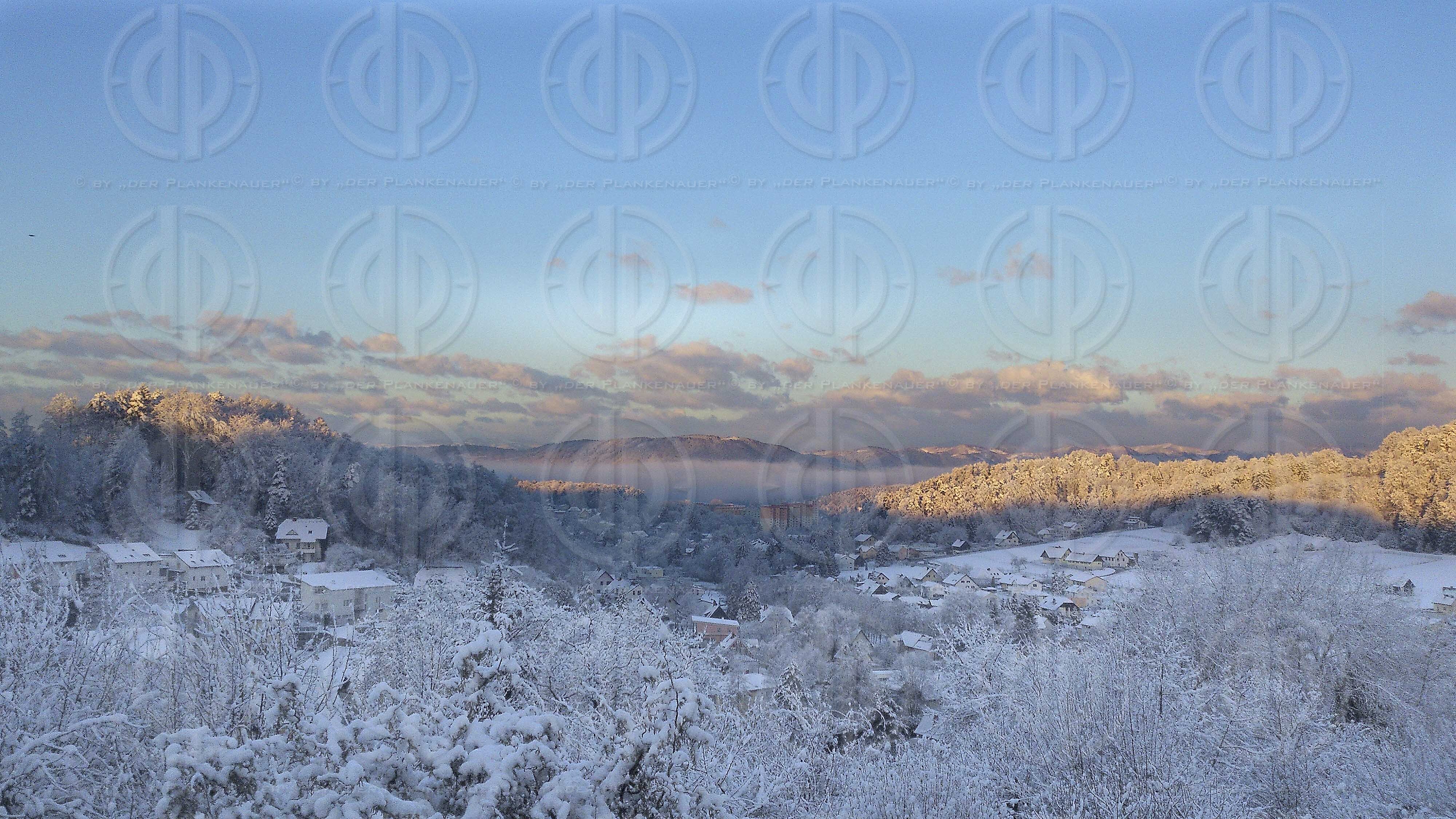 Winterstimmung im Grazer Becken