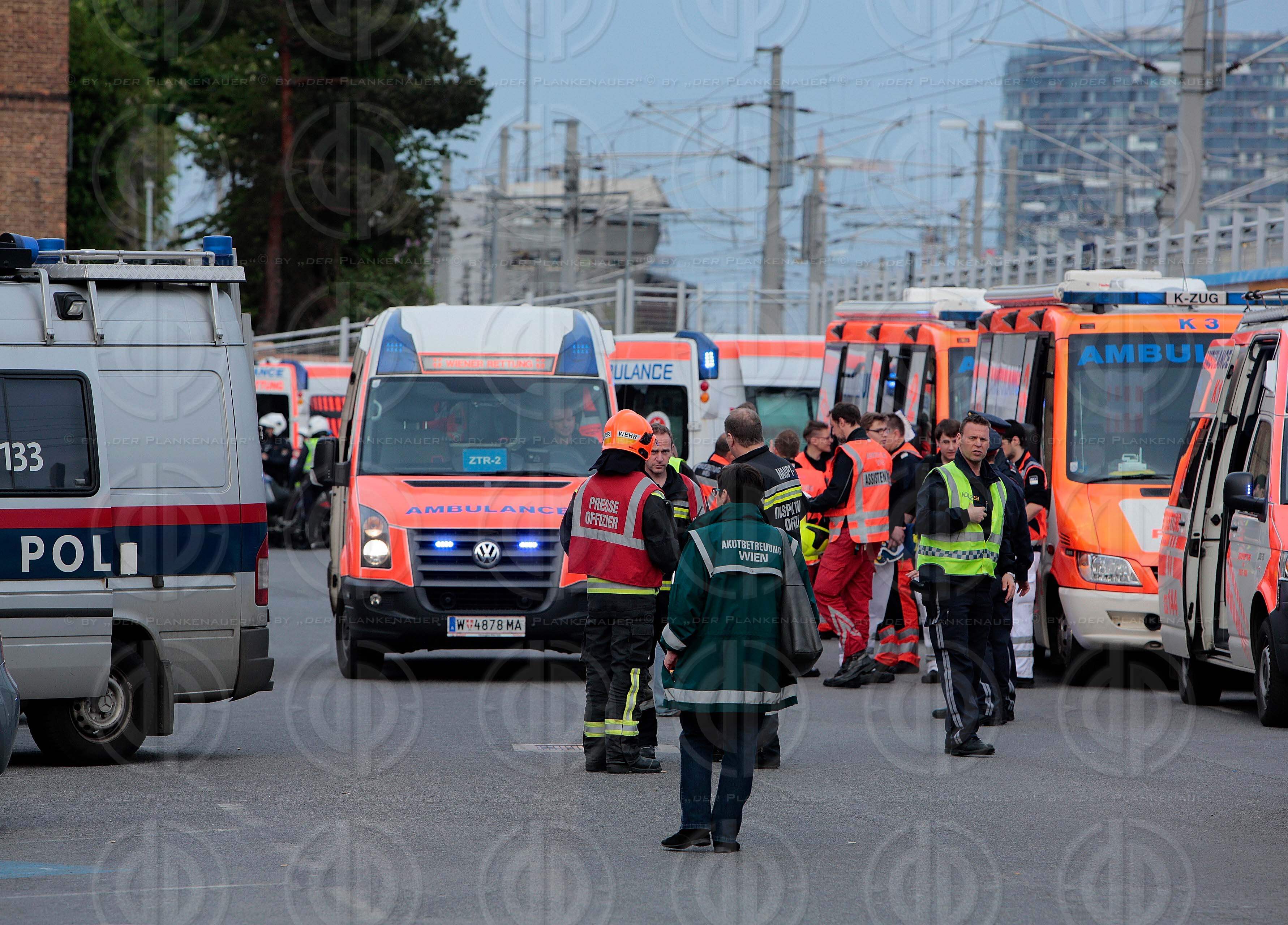 Zugunglueck Wien-Bahnhof Meidling