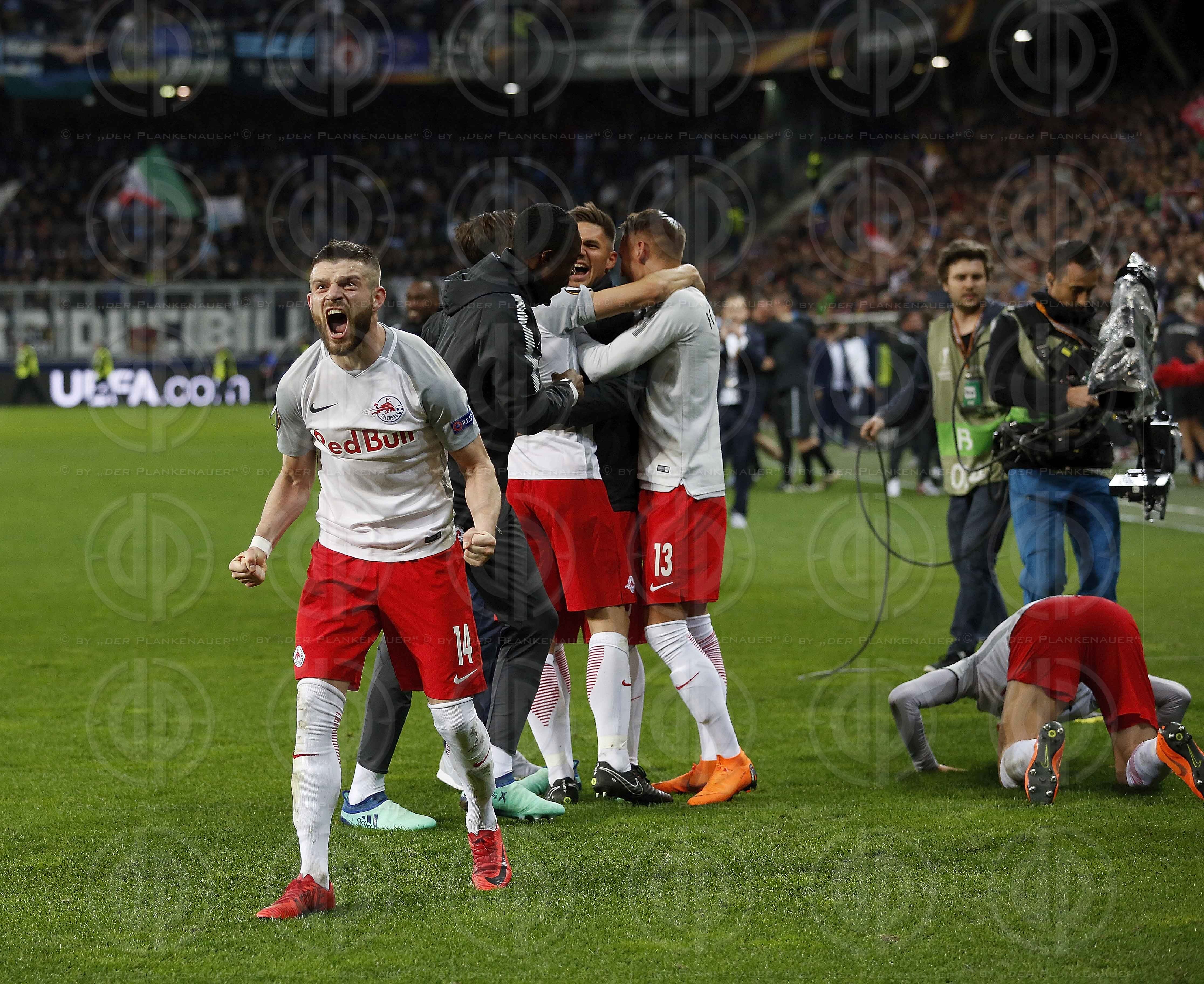EL FC Salzburg vs. Lazio Rom (4:1)