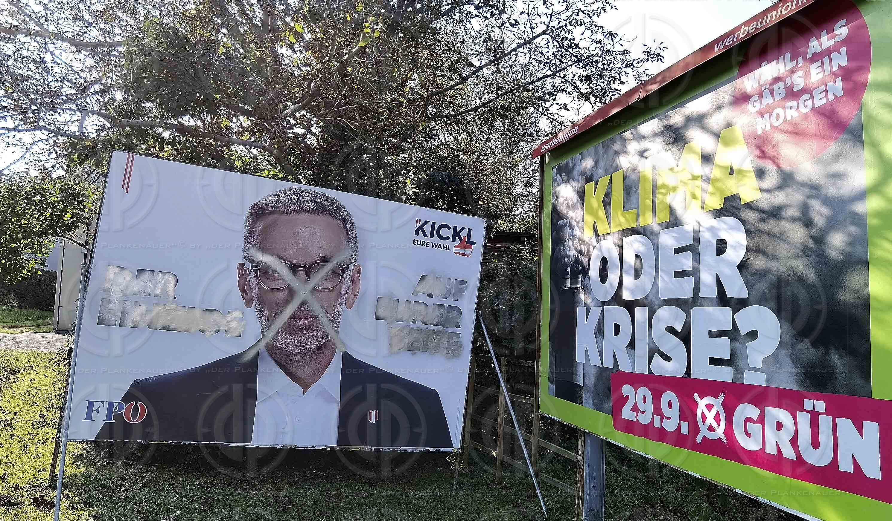 NR-Wahl24 - Wahlplakate am 04.09.2024