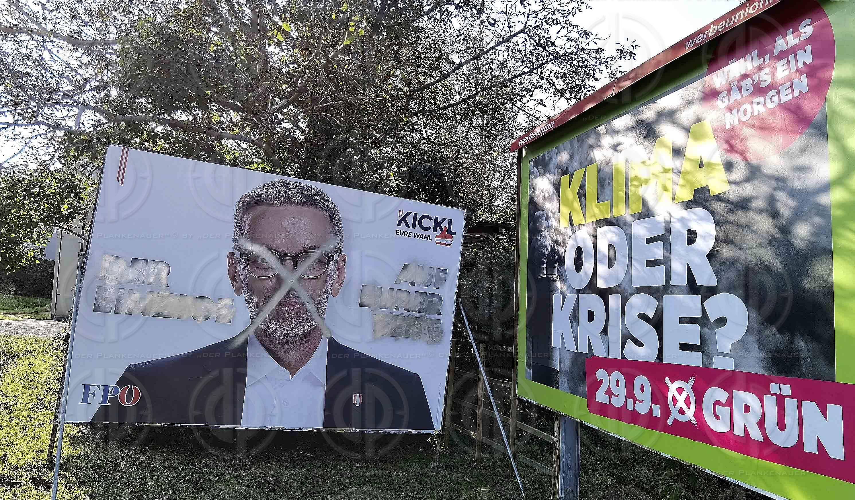 NR-Wahl24 - Wahlplakate am 04.09.2024