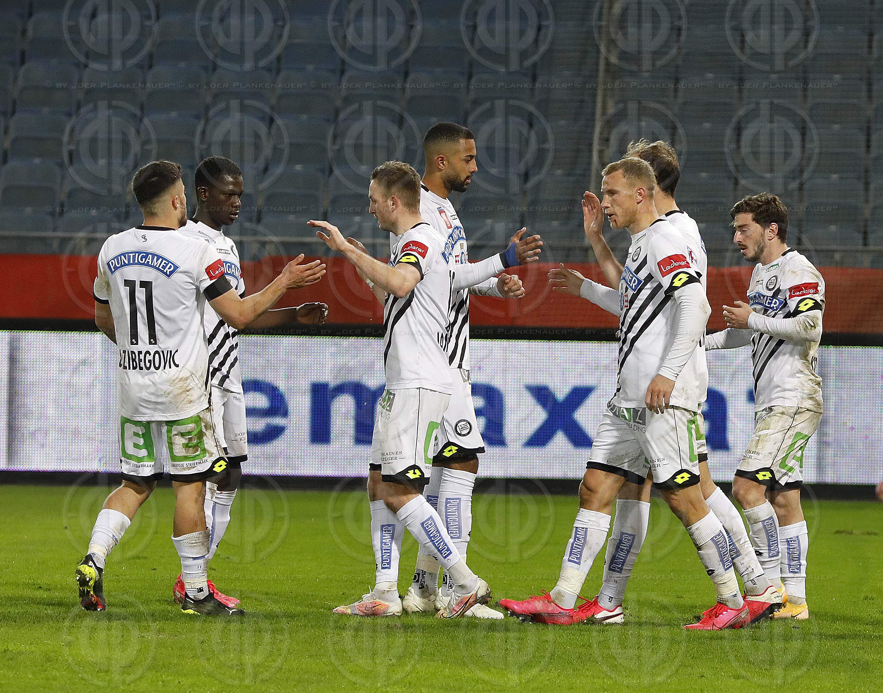 Cup SK Sturm vs. Vienna am 05.02.2021 (1:0)