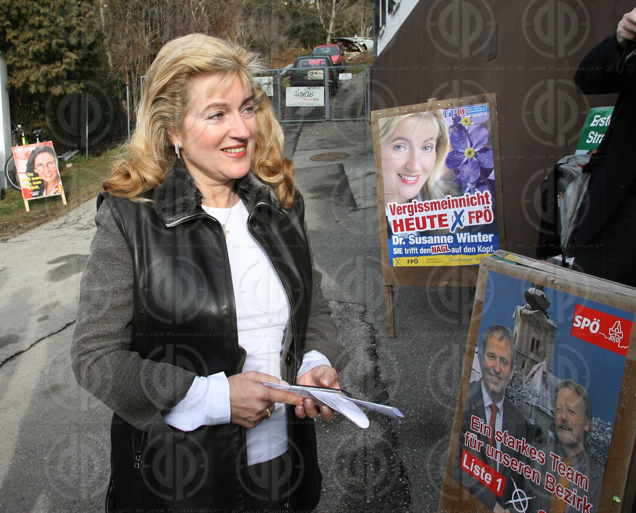 GR-Wahl Graz 2008 - Stimmabgabe der Spitzenkandidaten