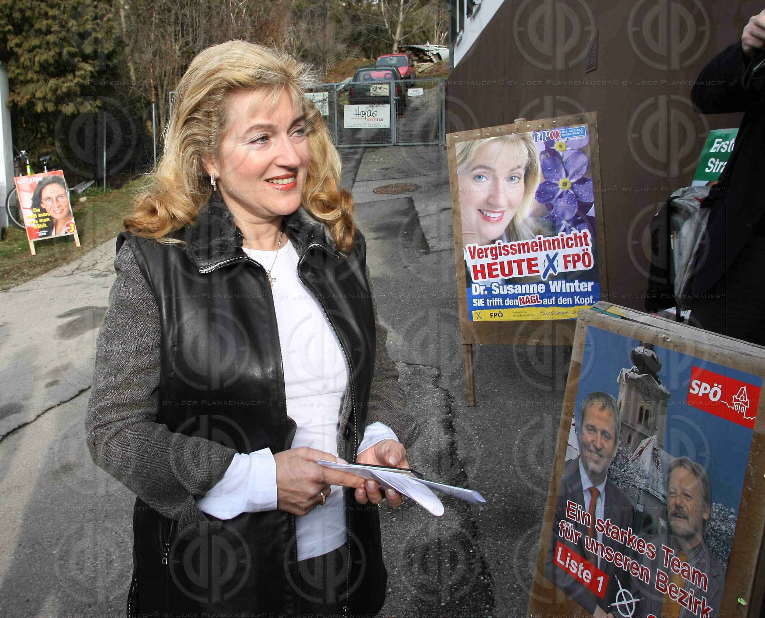 GR-Wahl Graz 2008 - Stimmabgabe der Spitzenkandidaten