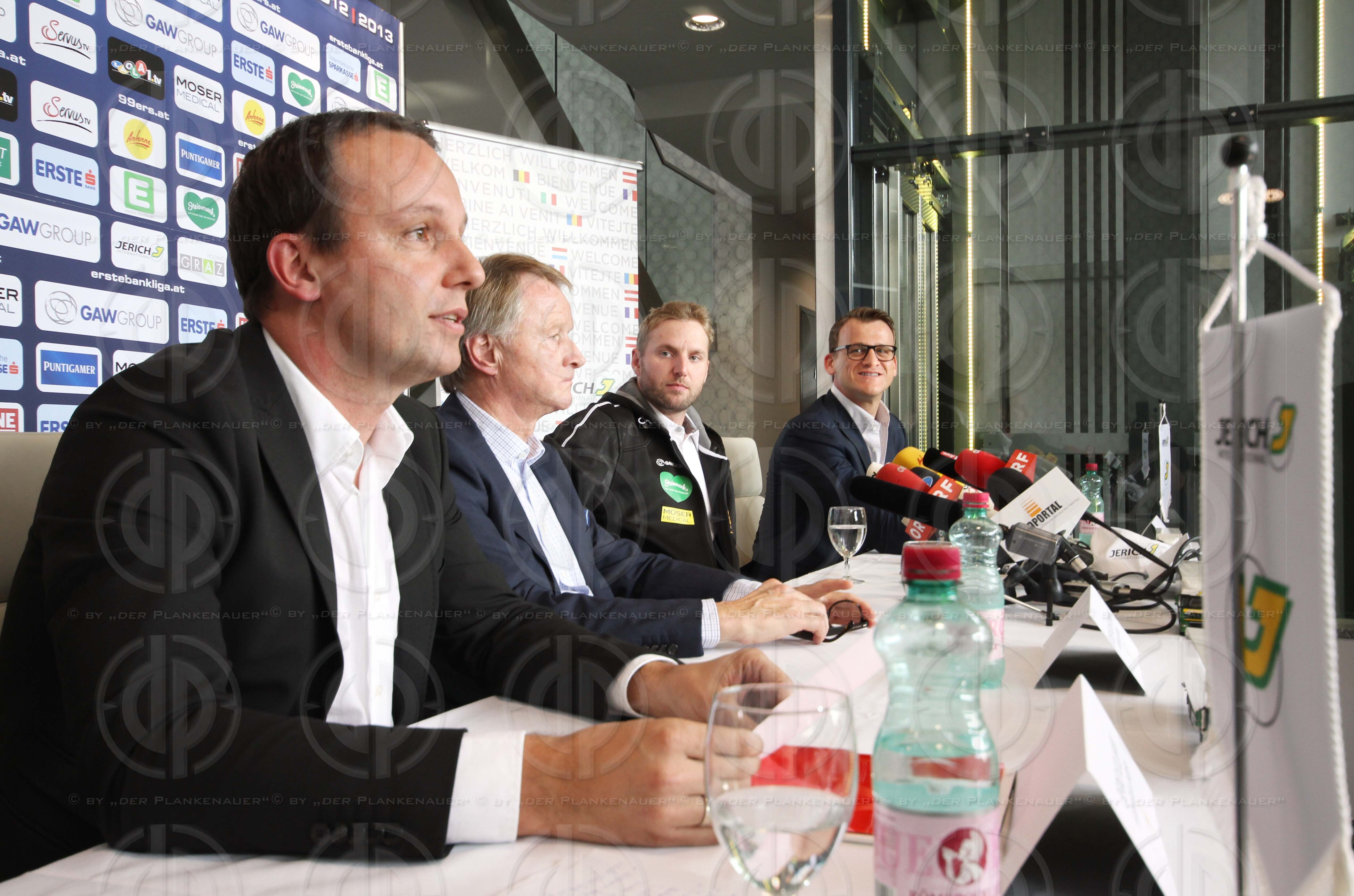 PK Thomas Vanek bei den Graz 99ers