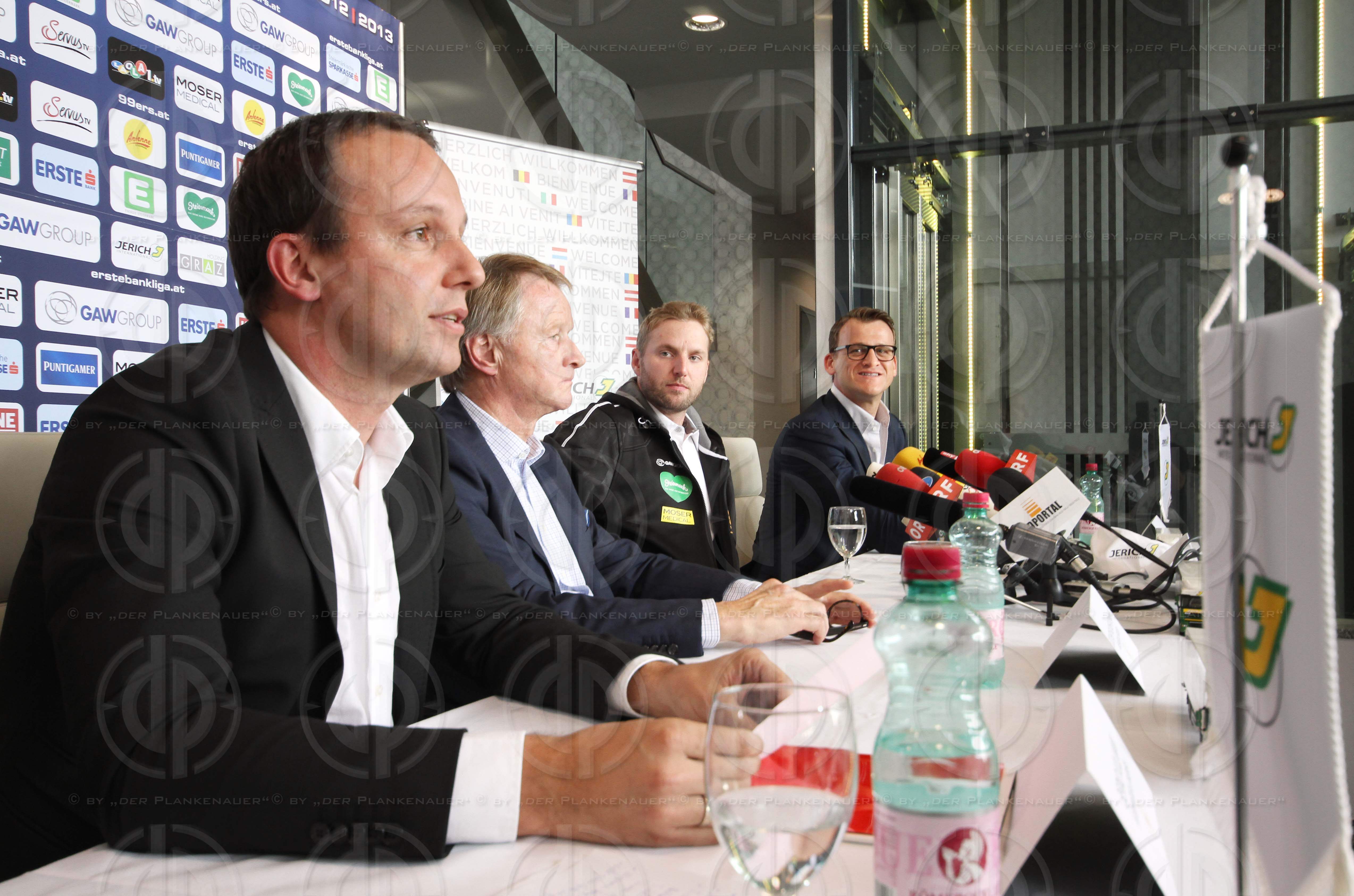 PK Thomas Vanek bei den Graz 99ers