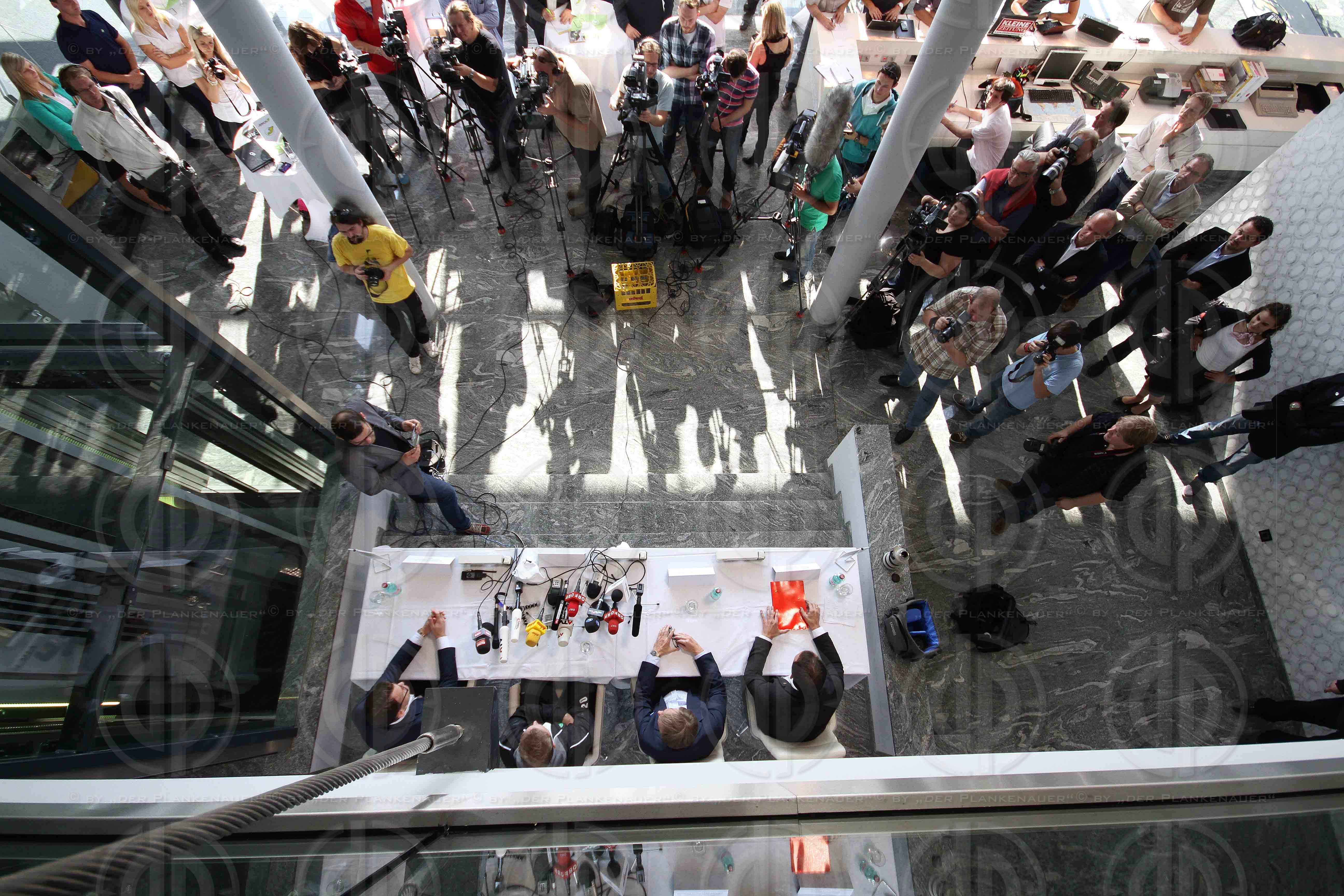 PK Thomas Vanek bei den Graz 99ers