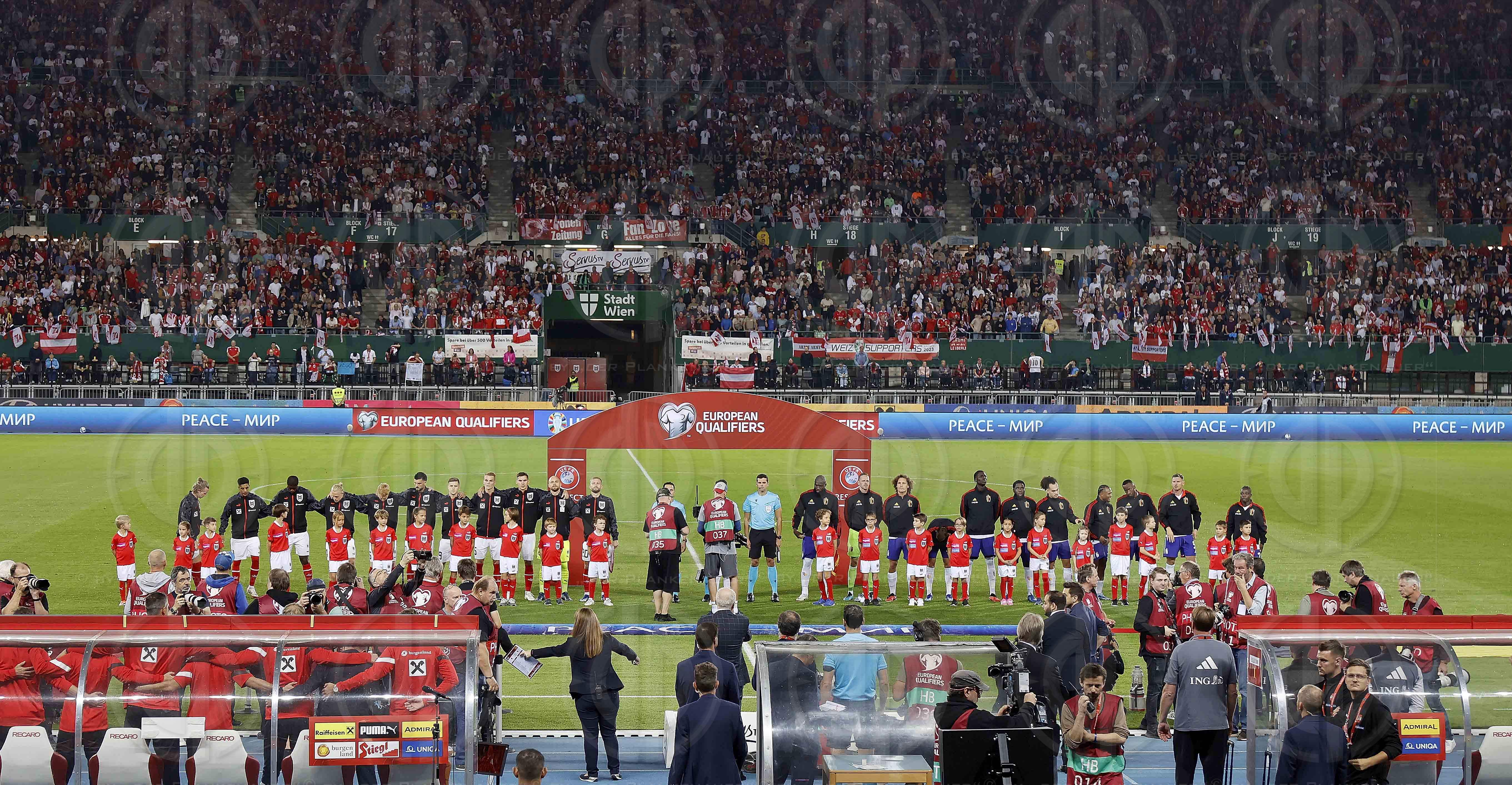 EQ Österreich vs. Belgien (2:3) am 13.10.2023