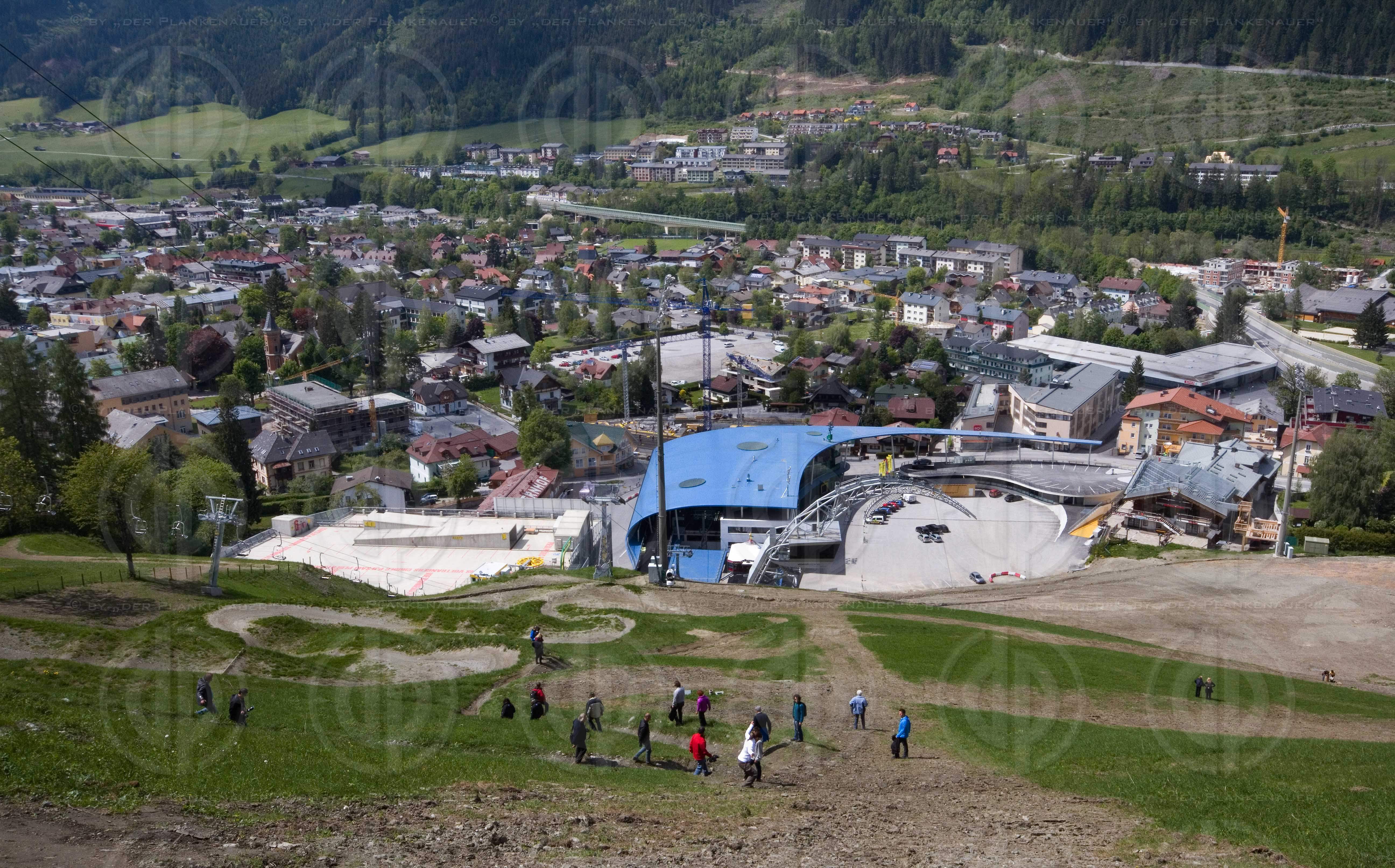 Bauarbeiten in Schladming
