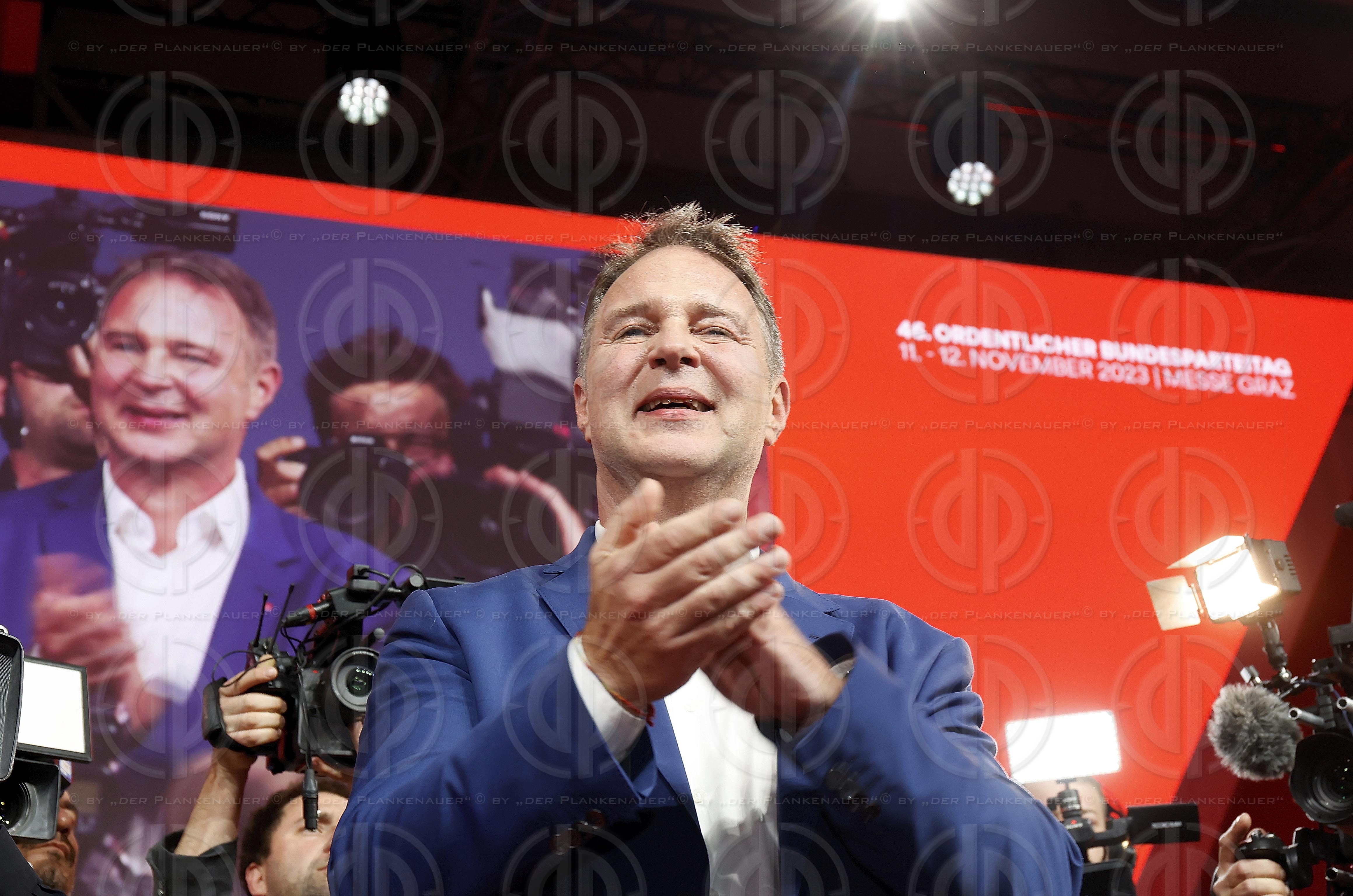 46. Bundesparteitag der SPÖ in Graz am 11.11.2023