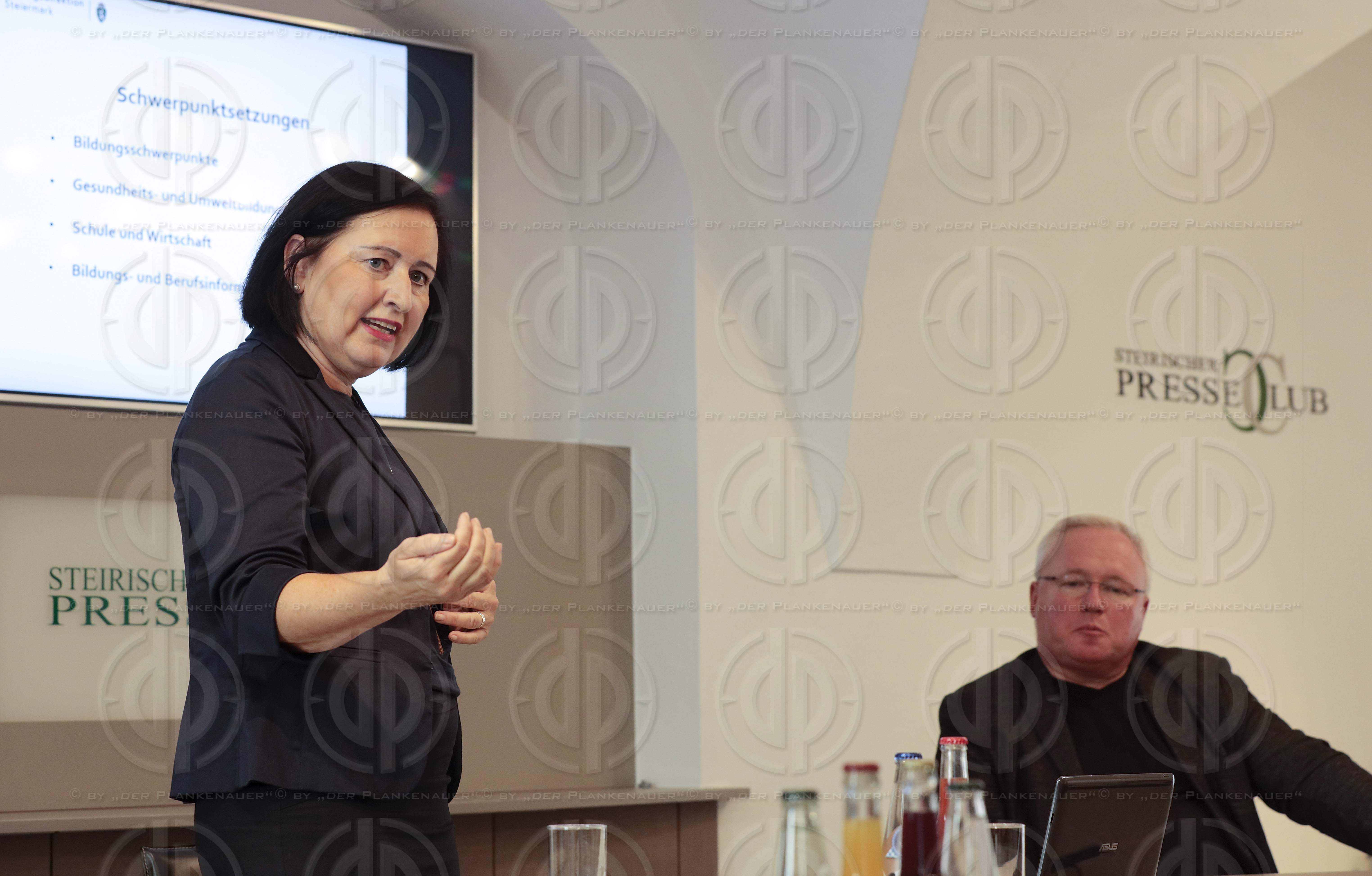 Bildungsdirektorin Meixner im Steirischen Presseclub