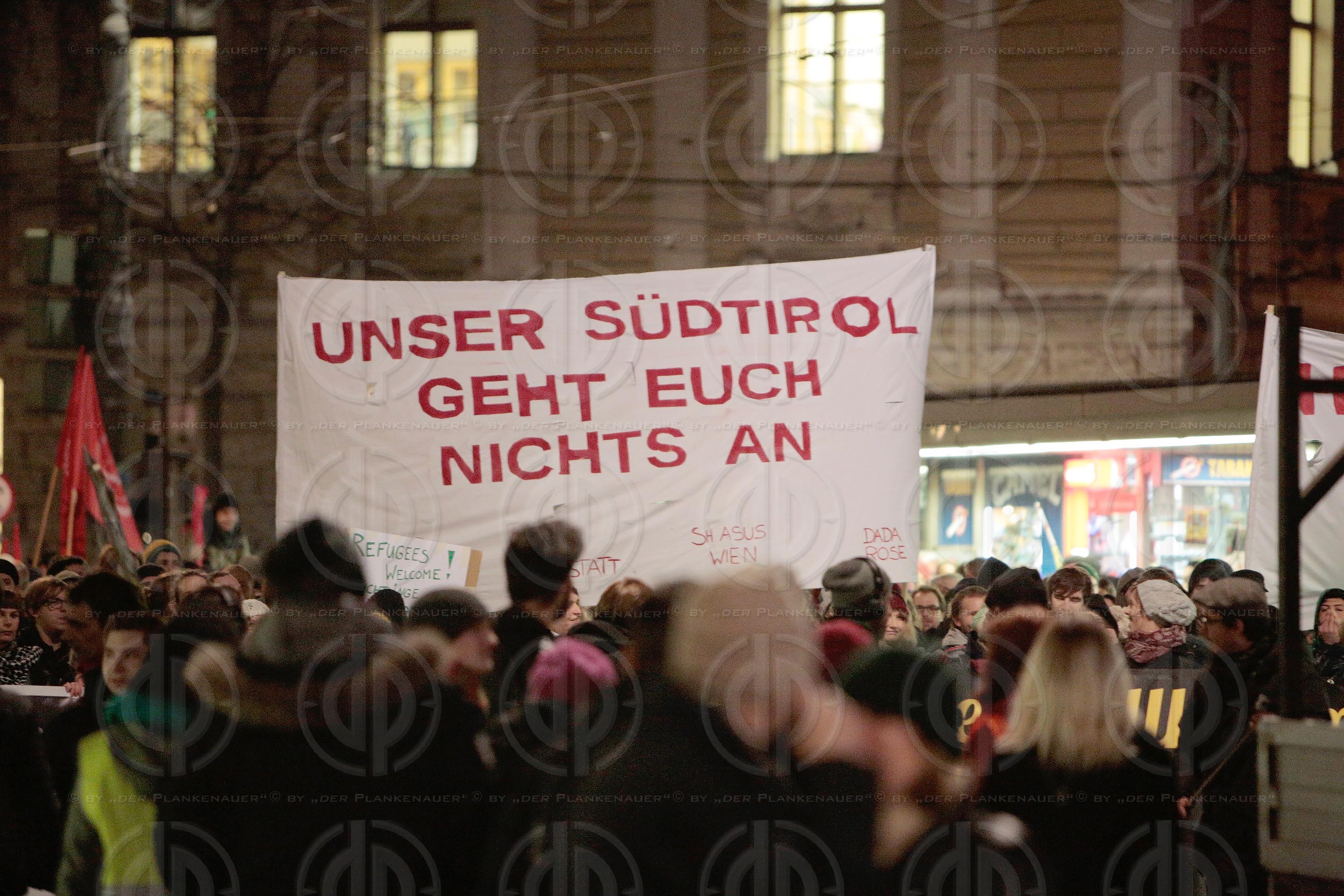 Demos rund um den Akademikerball 2016
