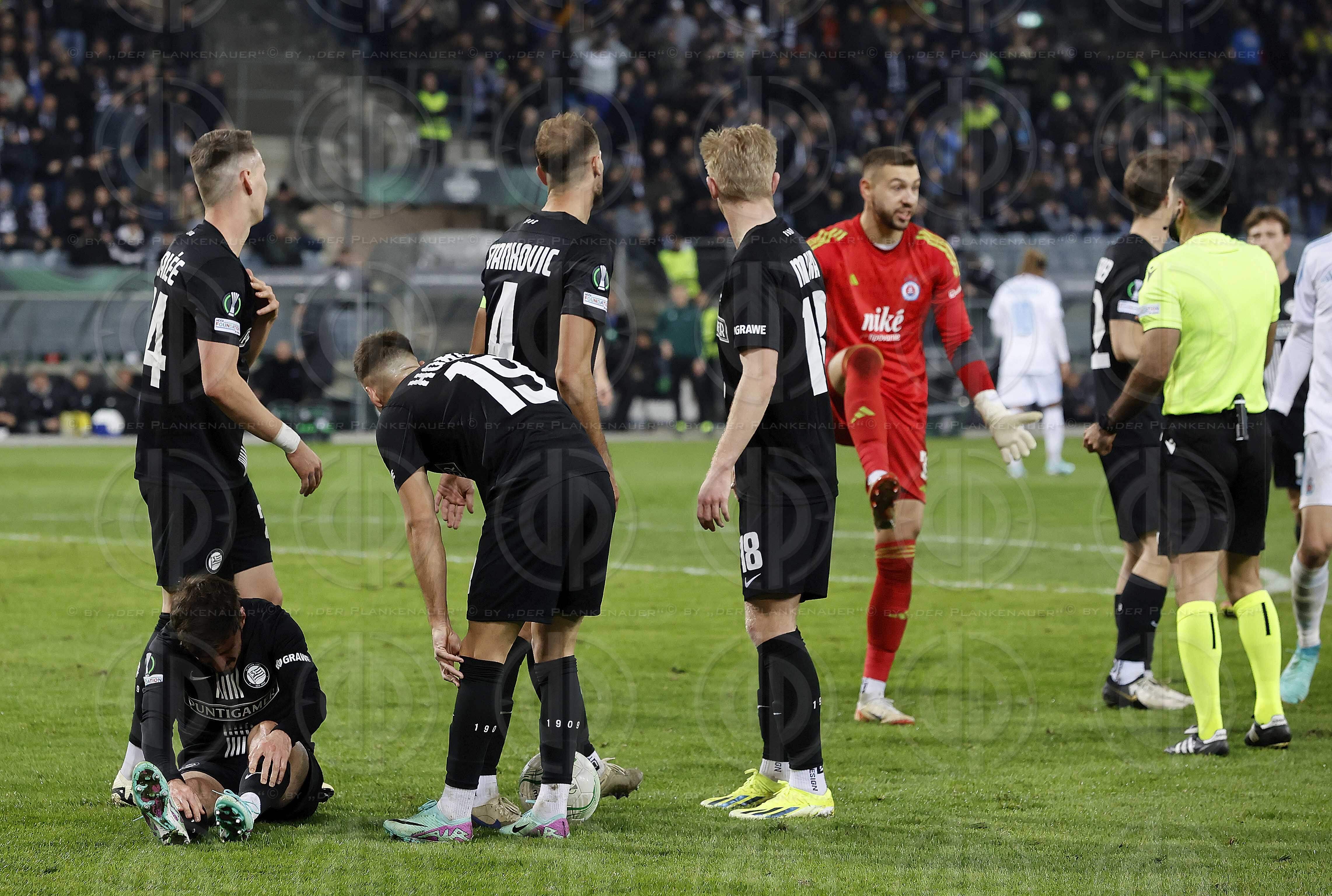 Conference League SK Sturm vs. Slovan Bratislava (4:1) am 15.02.