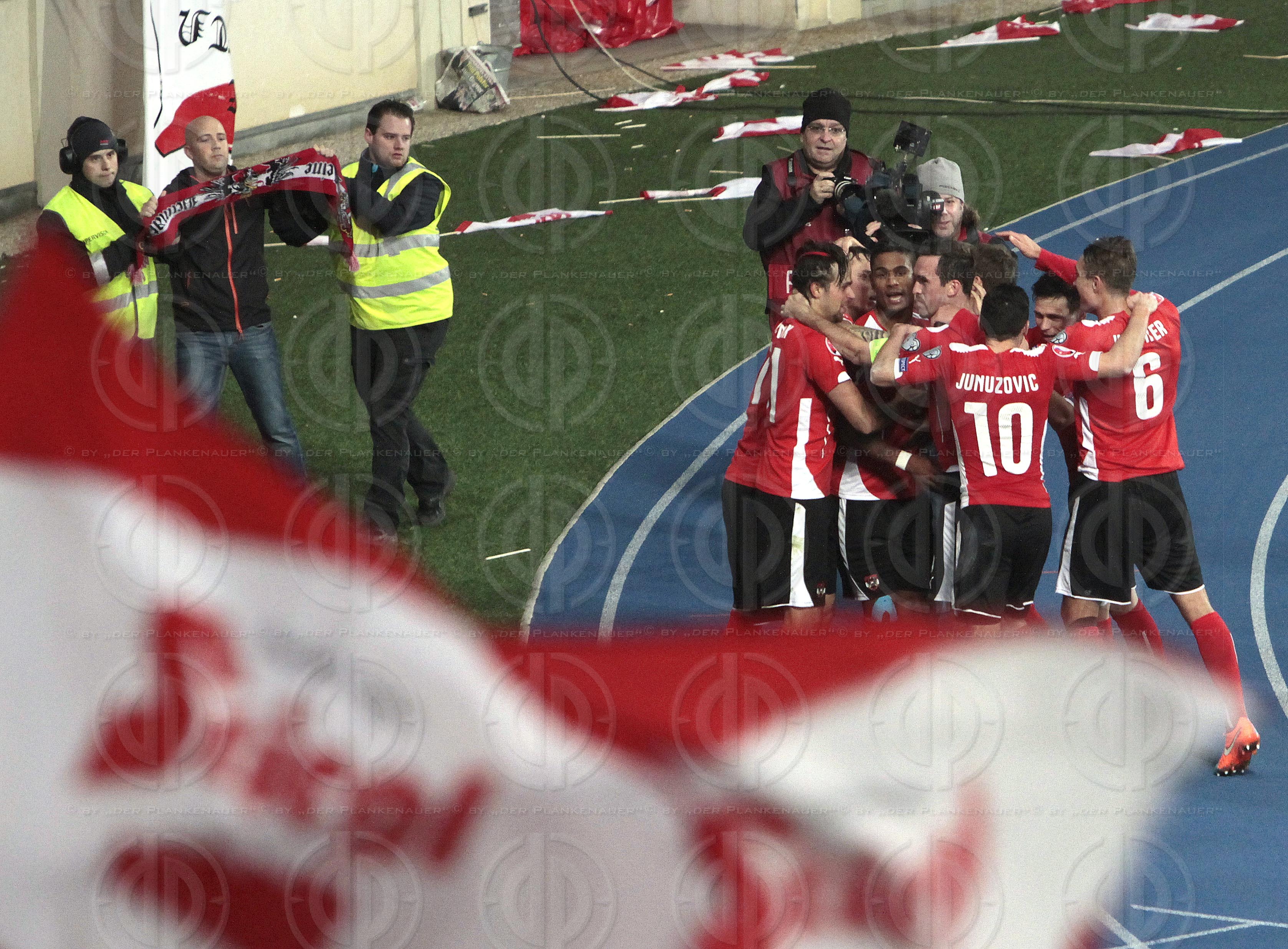 EM-Qualifikationsrunde Oesterreich vs. Russland (1:0)