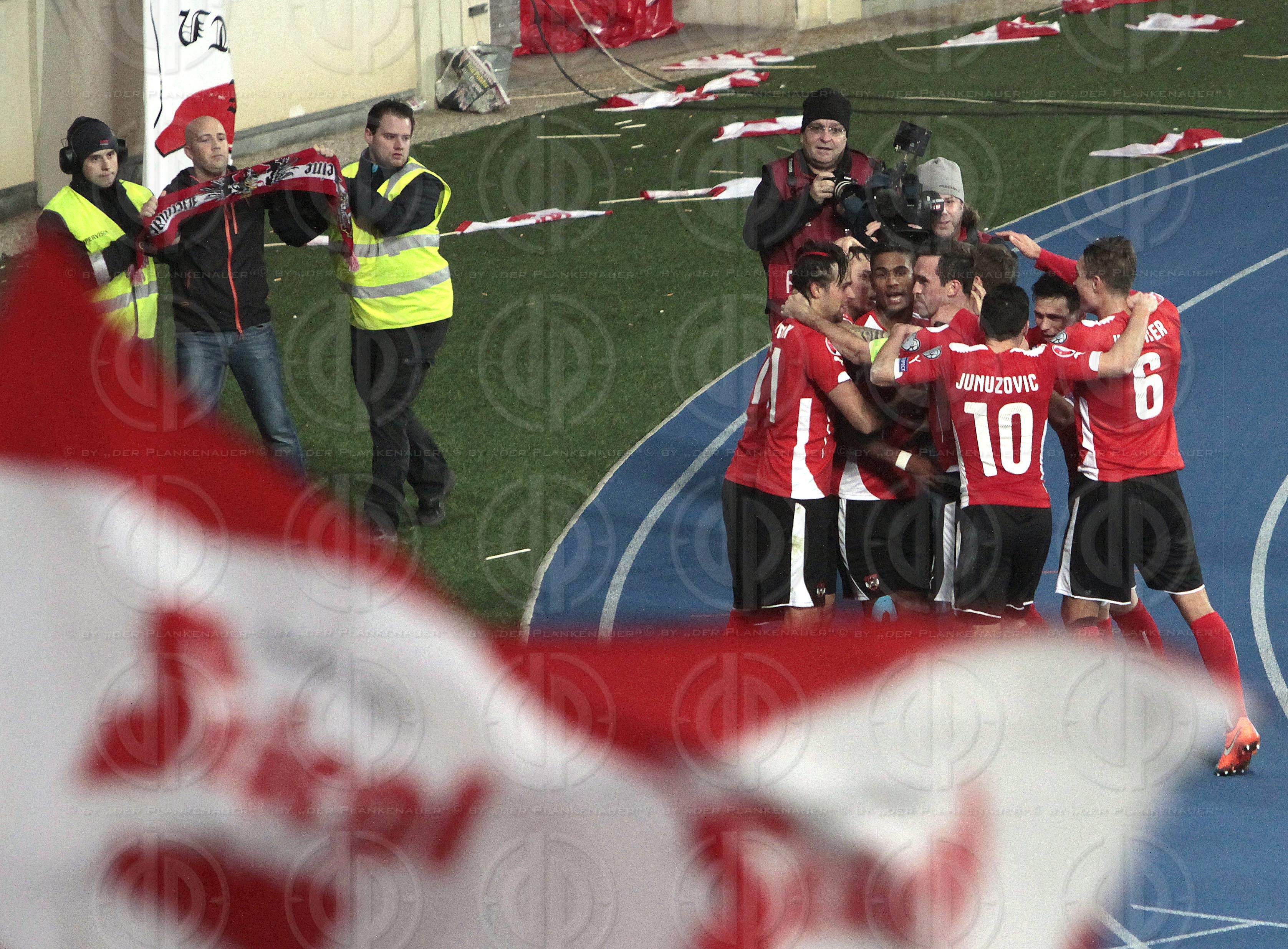 EM-Qualifikationsrunde Oesterreich vs. Russland (1:0)