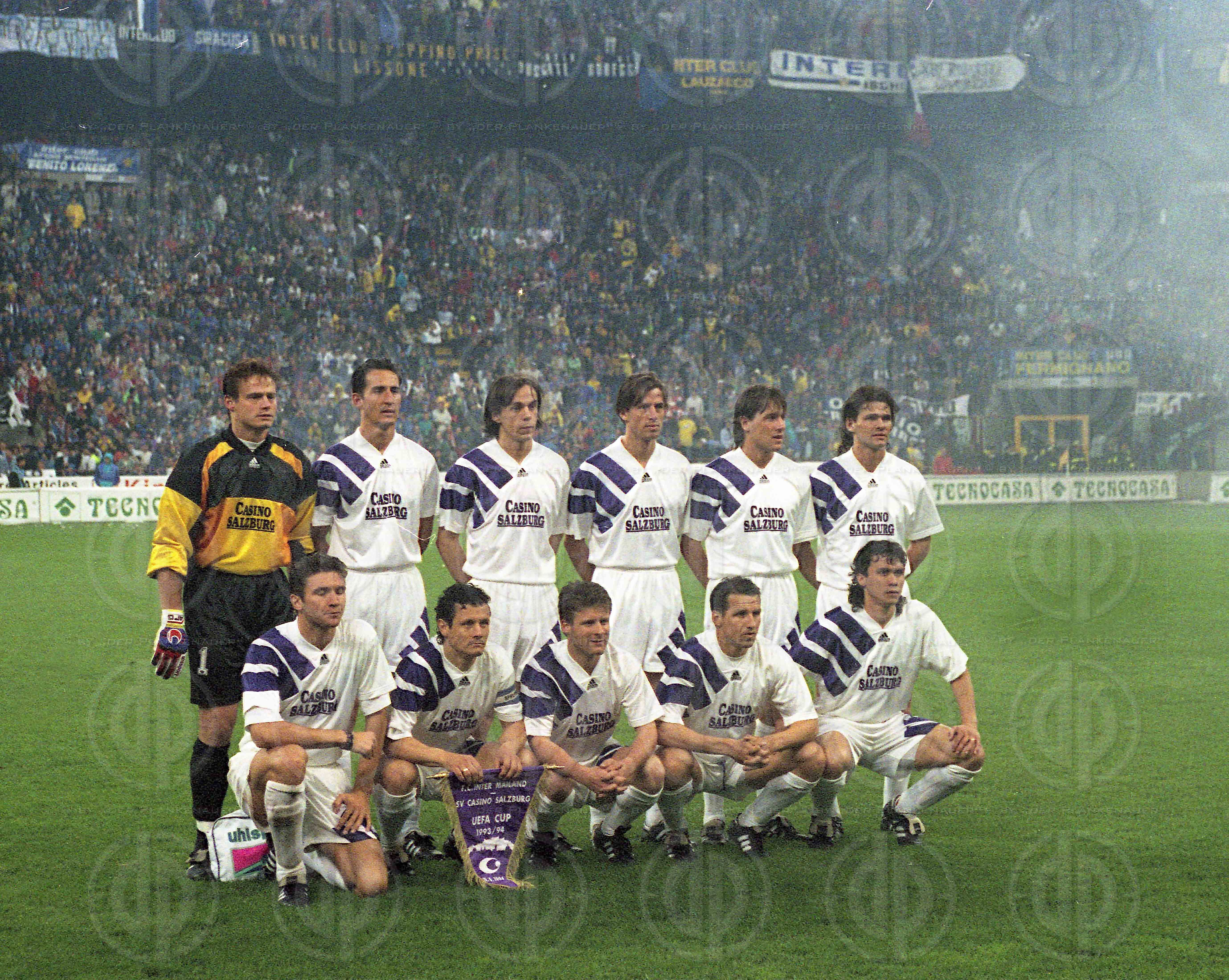 Uefa-Cup Finale Inter Mailand vs. Casino Austria Salzburg (0:1)