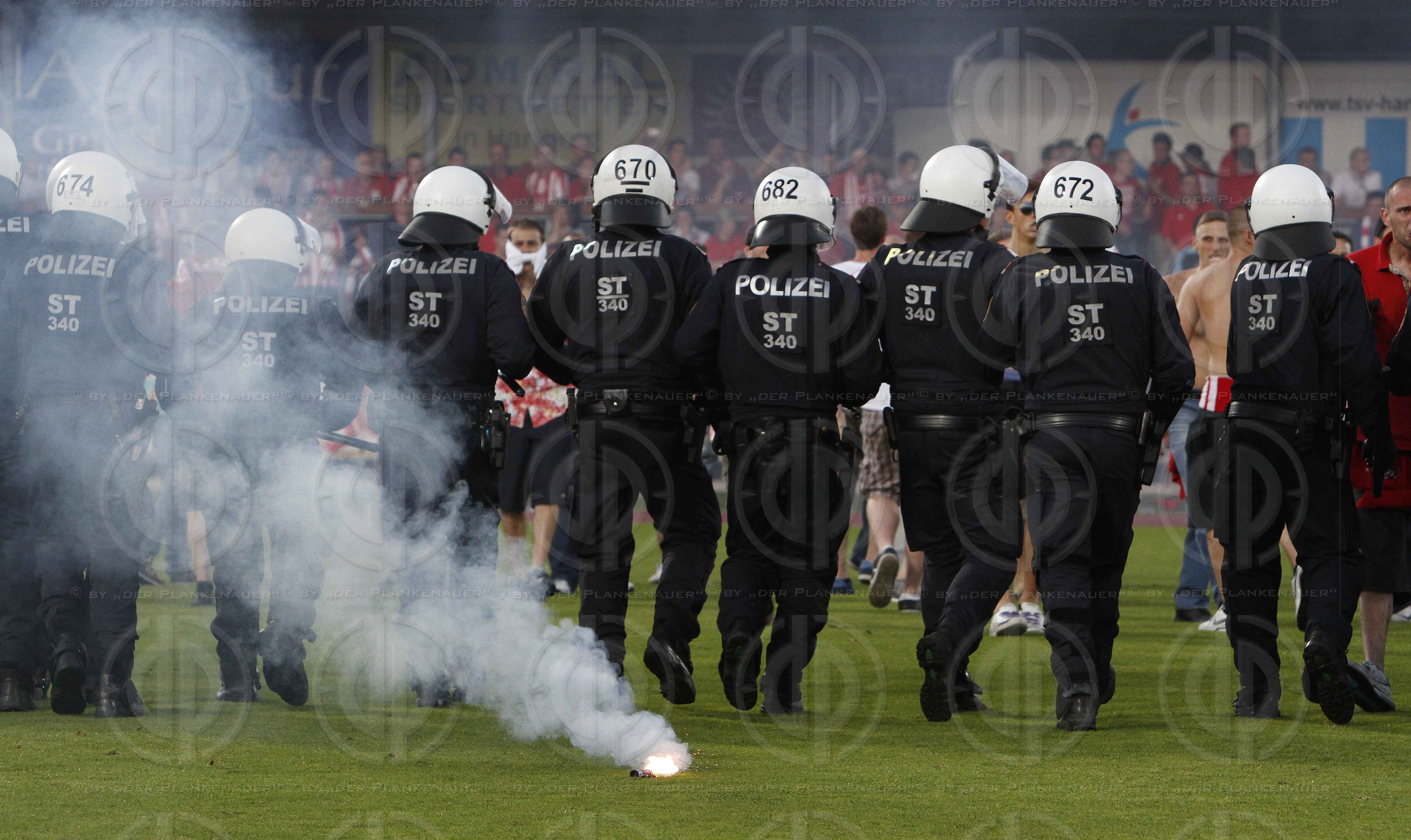 Relegation Hartberg vs. GAK (3:0, Spielabbruch)