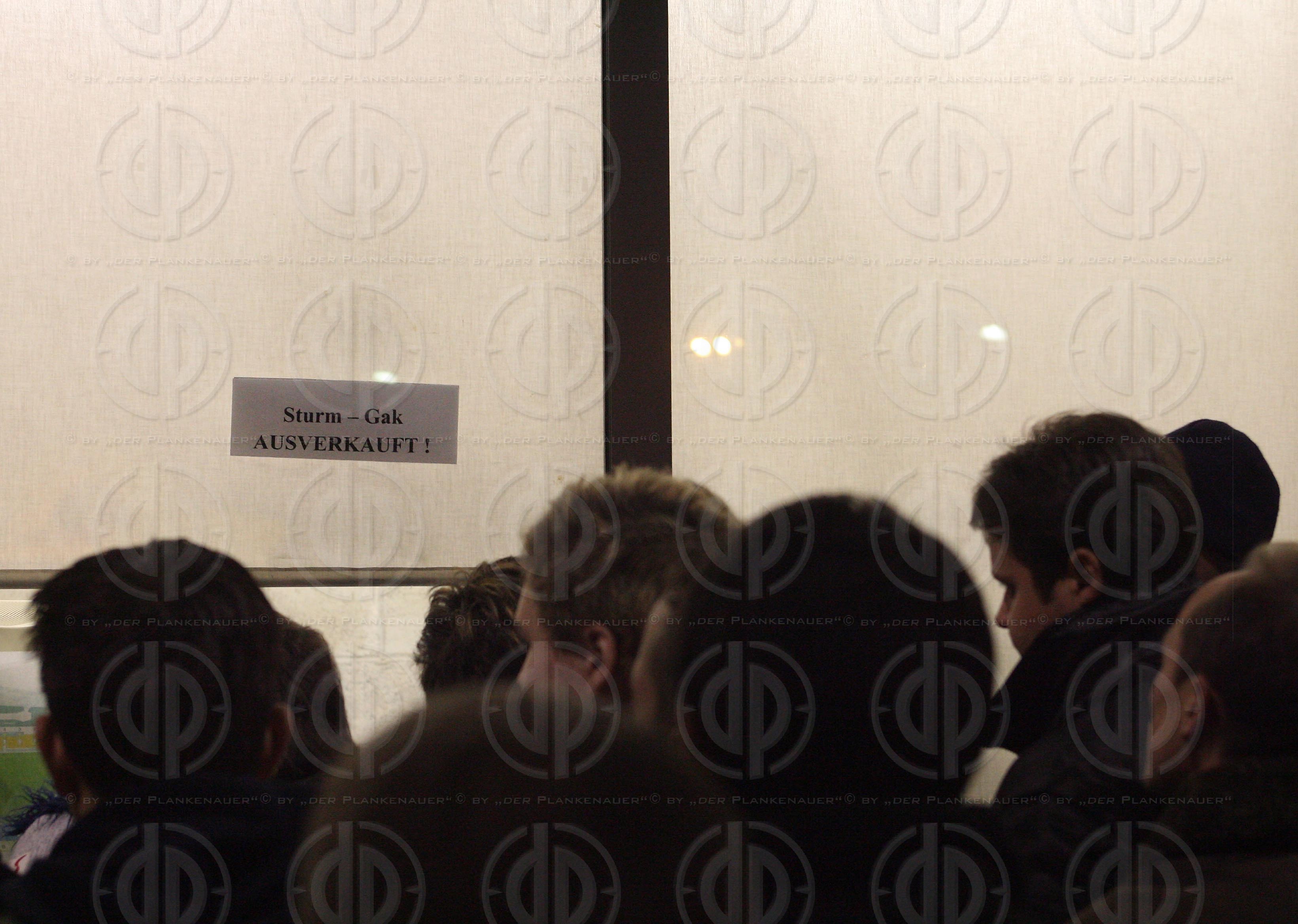 SK Puntigamer Sturm Graz vs. Liebherr GAK (0:2)