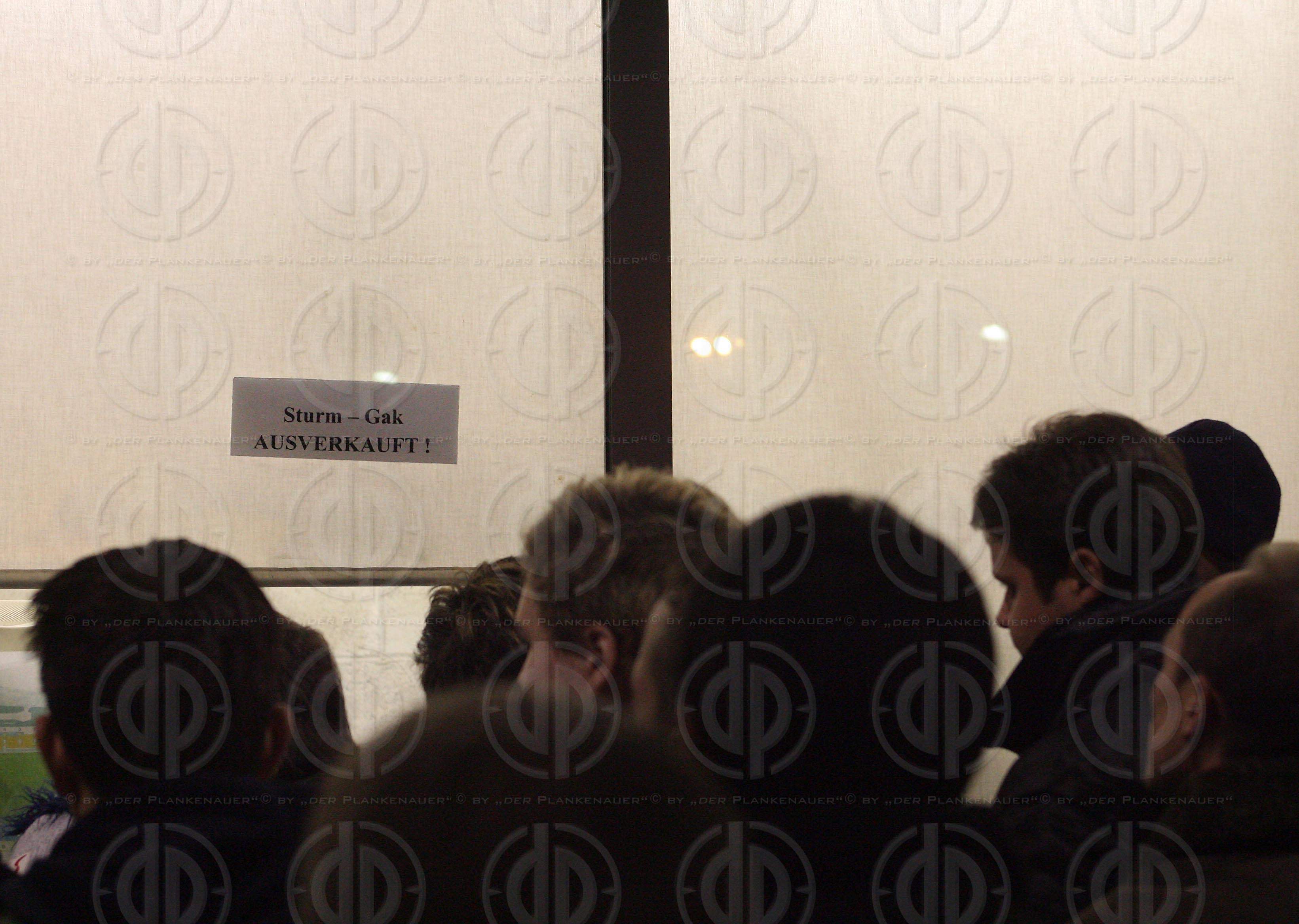 SK Puntigamer Sturm Graz vs. Liebherr GAK (0:2)