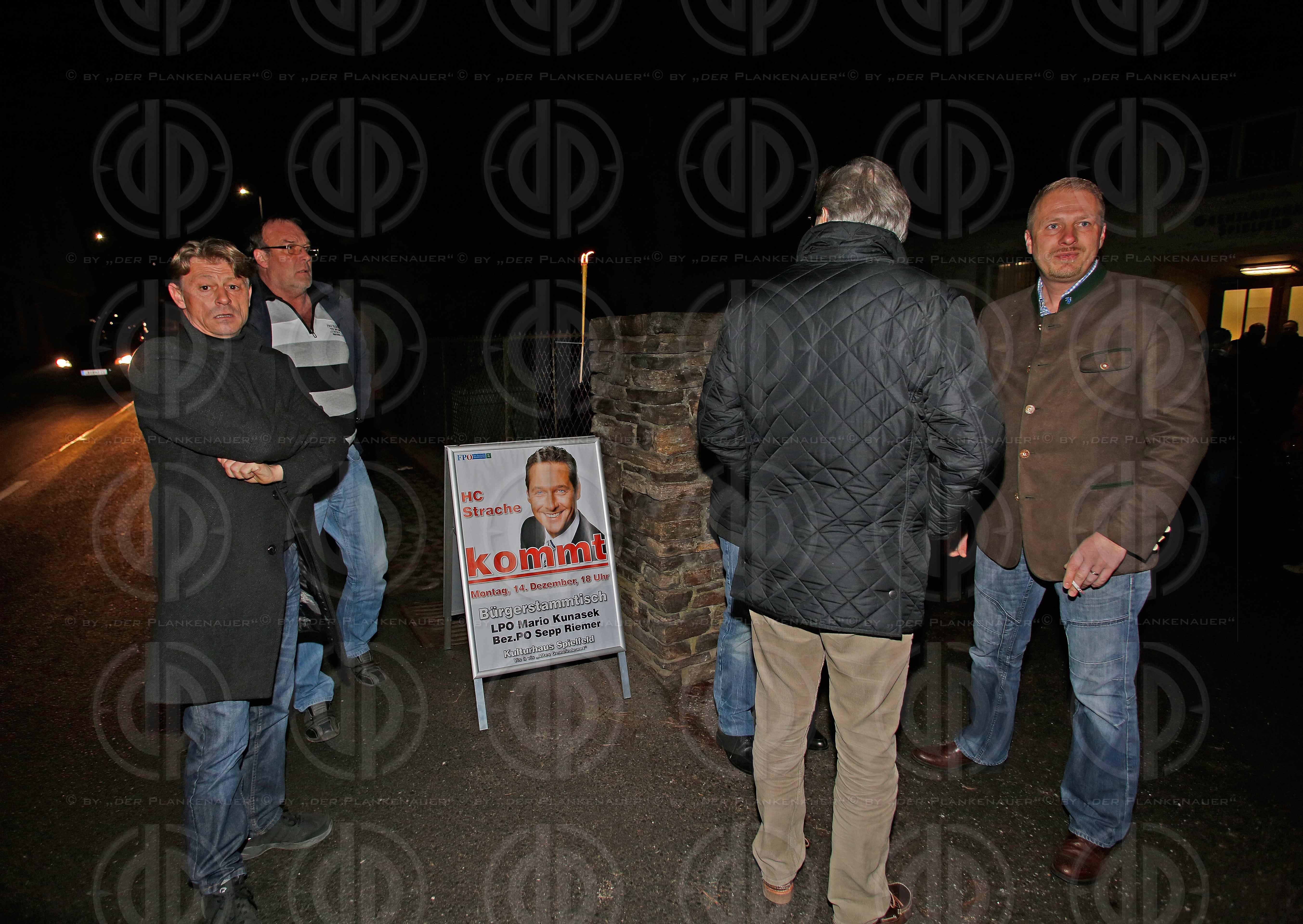 Buergerstammtisch in Spielfeld mit HC Strache