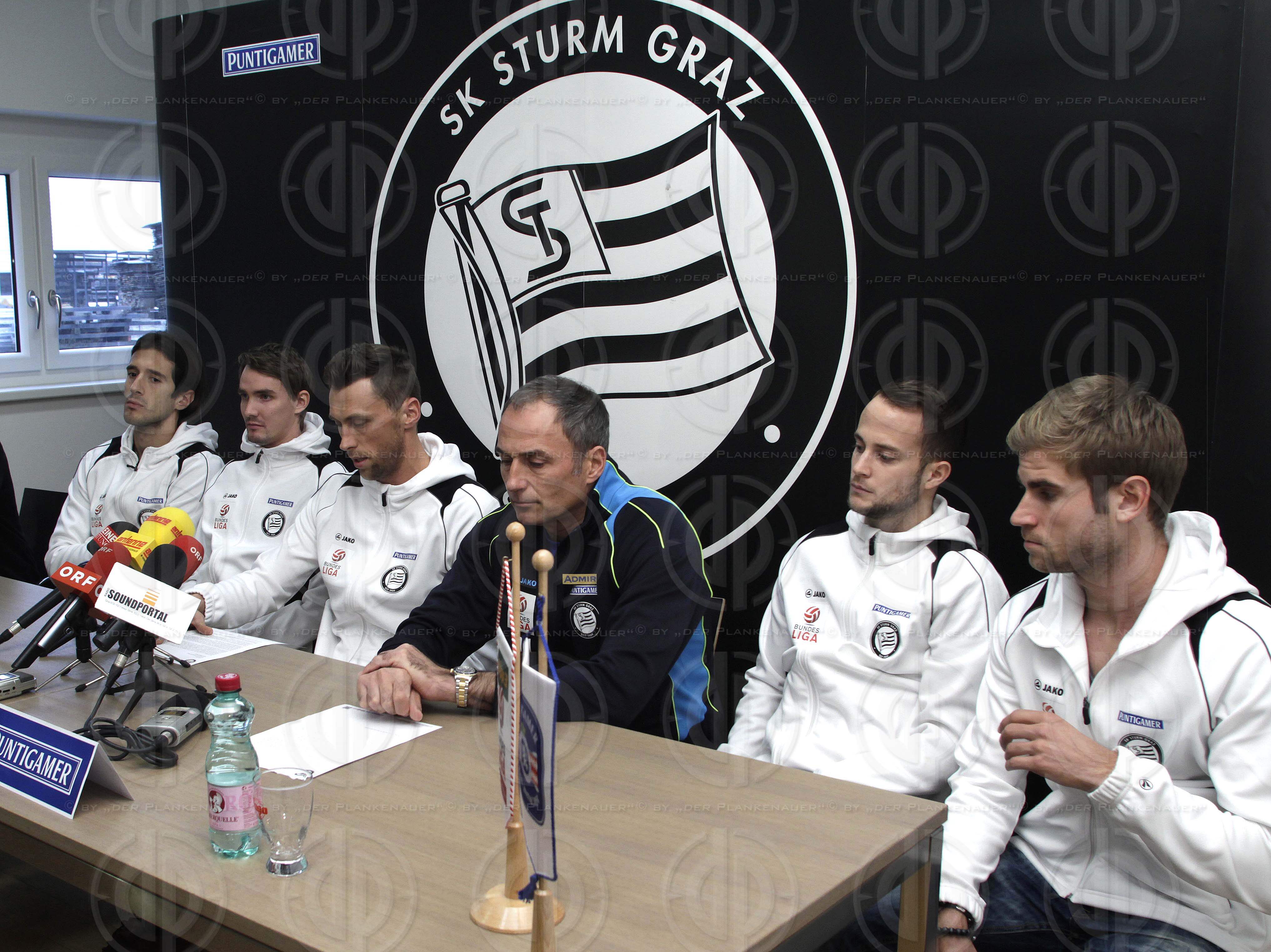 SK Sturm Pressekonferenz