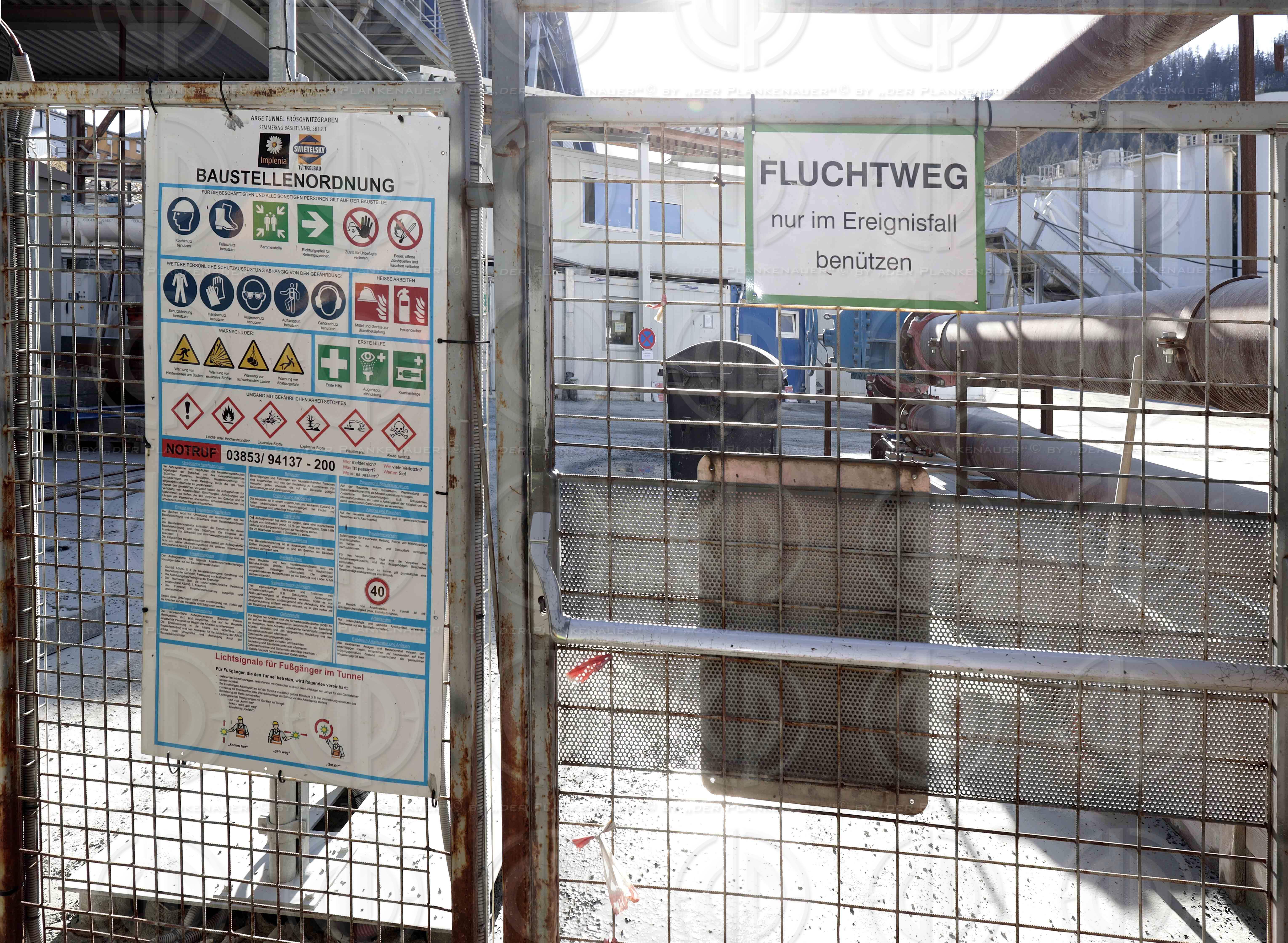 Semmering Basistunnel - Baustelle Fröschnitzgraben