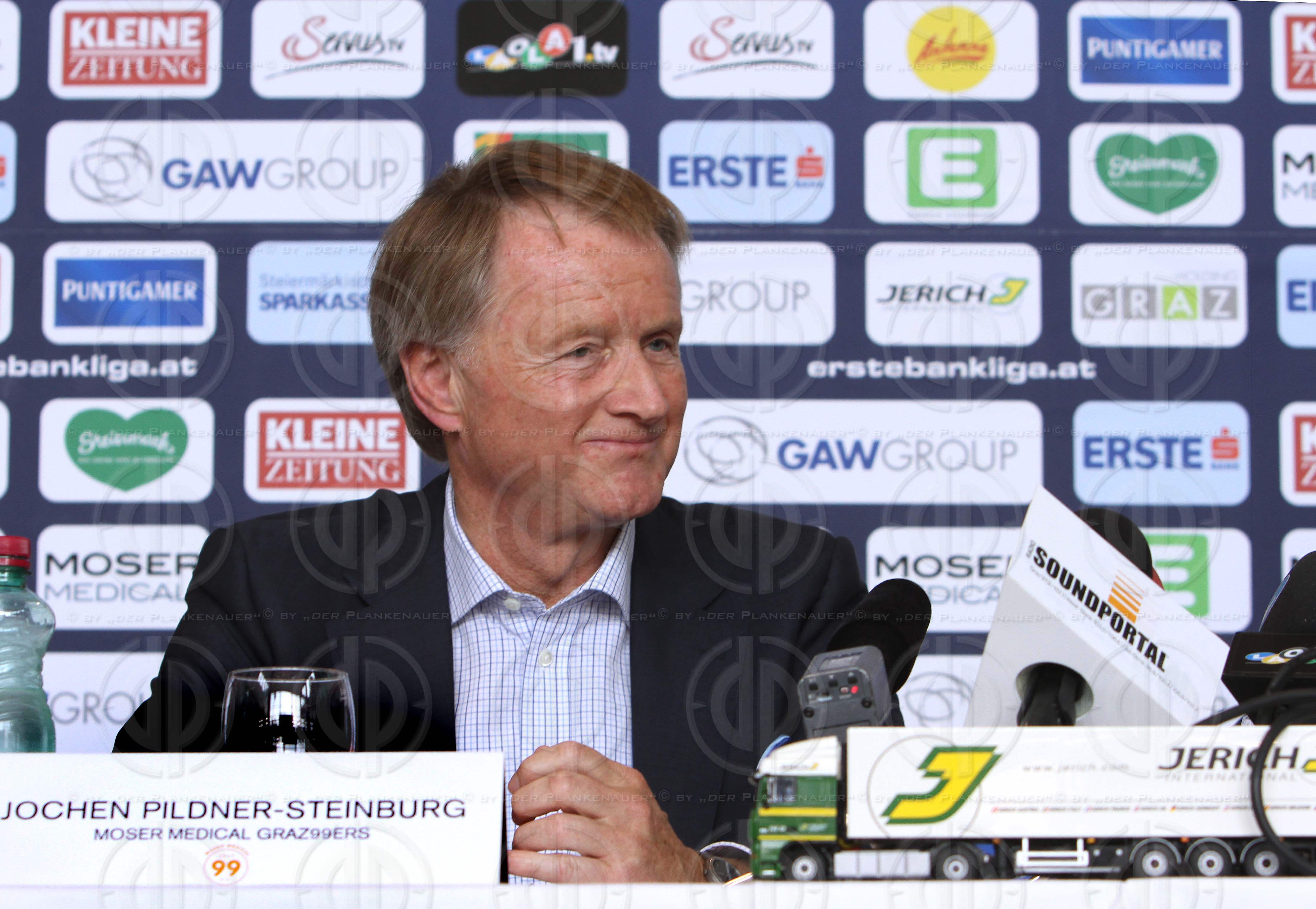 PK Thomas Vanek bei den Graz 99ers