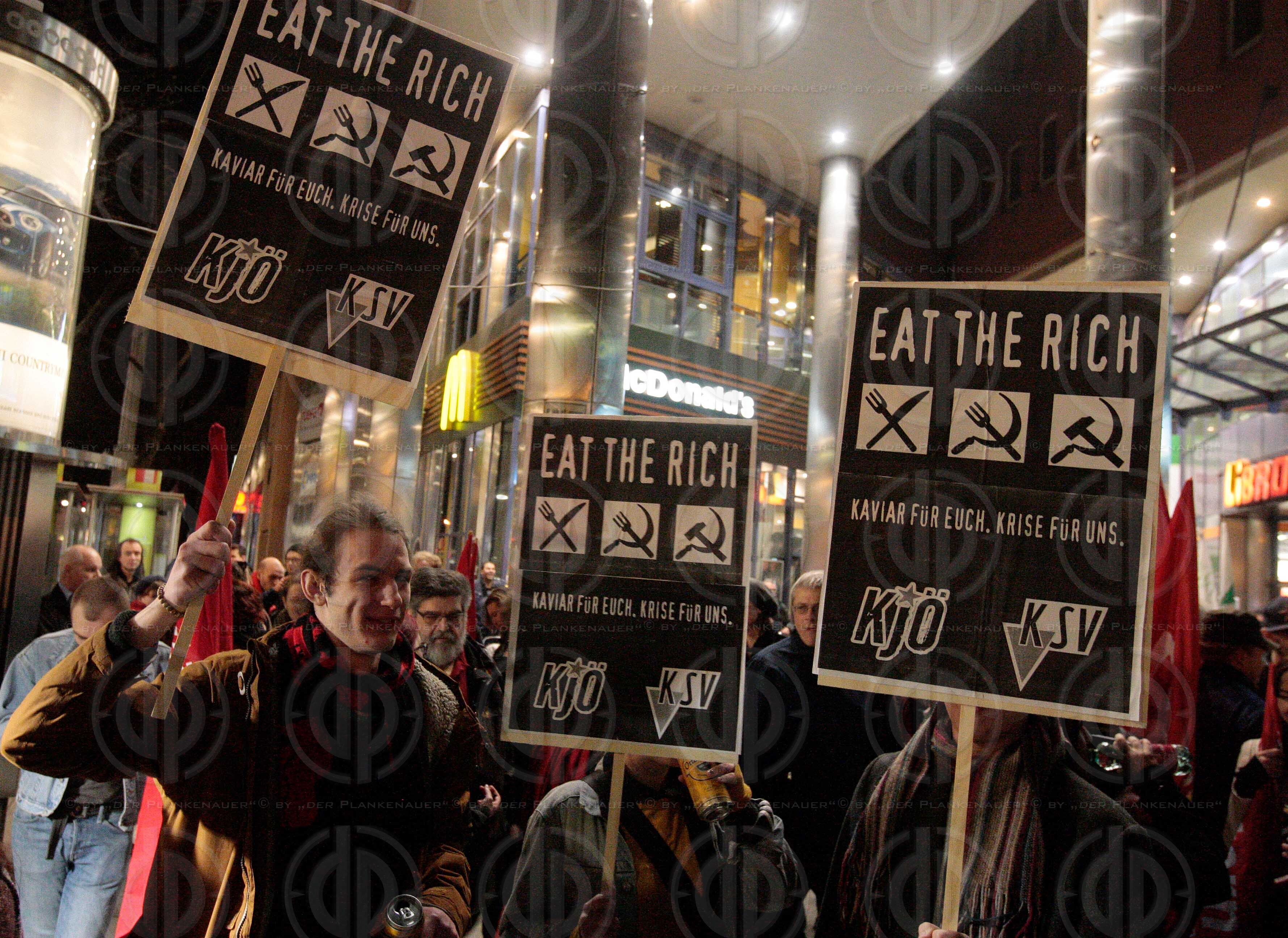 Demo gegen den Opernball 2017