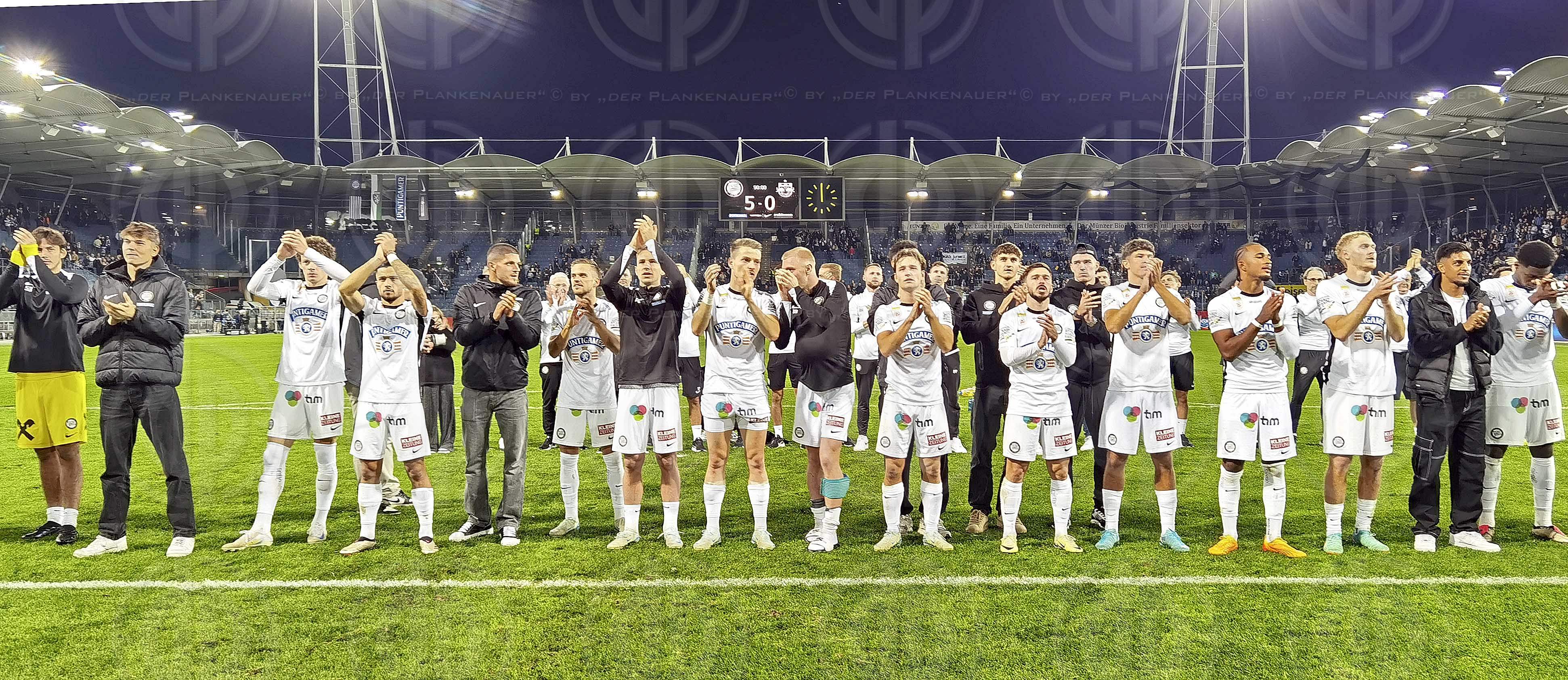 SK Sturm vs. Red Bull Salzburg (5:0) am 06.10.2024