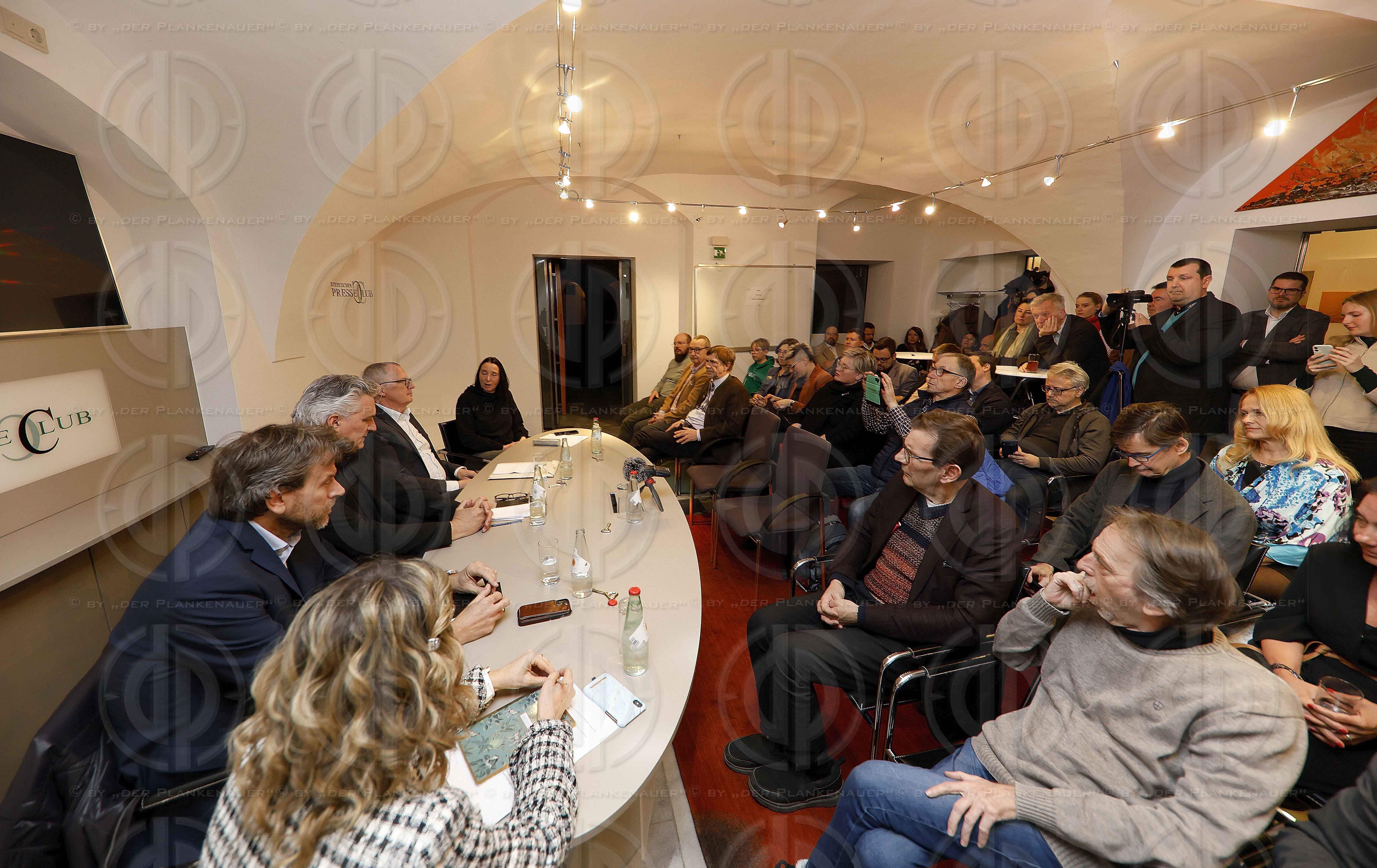 Presseclub Stmk.: Runde der Chefredakteure am 24.02.2025